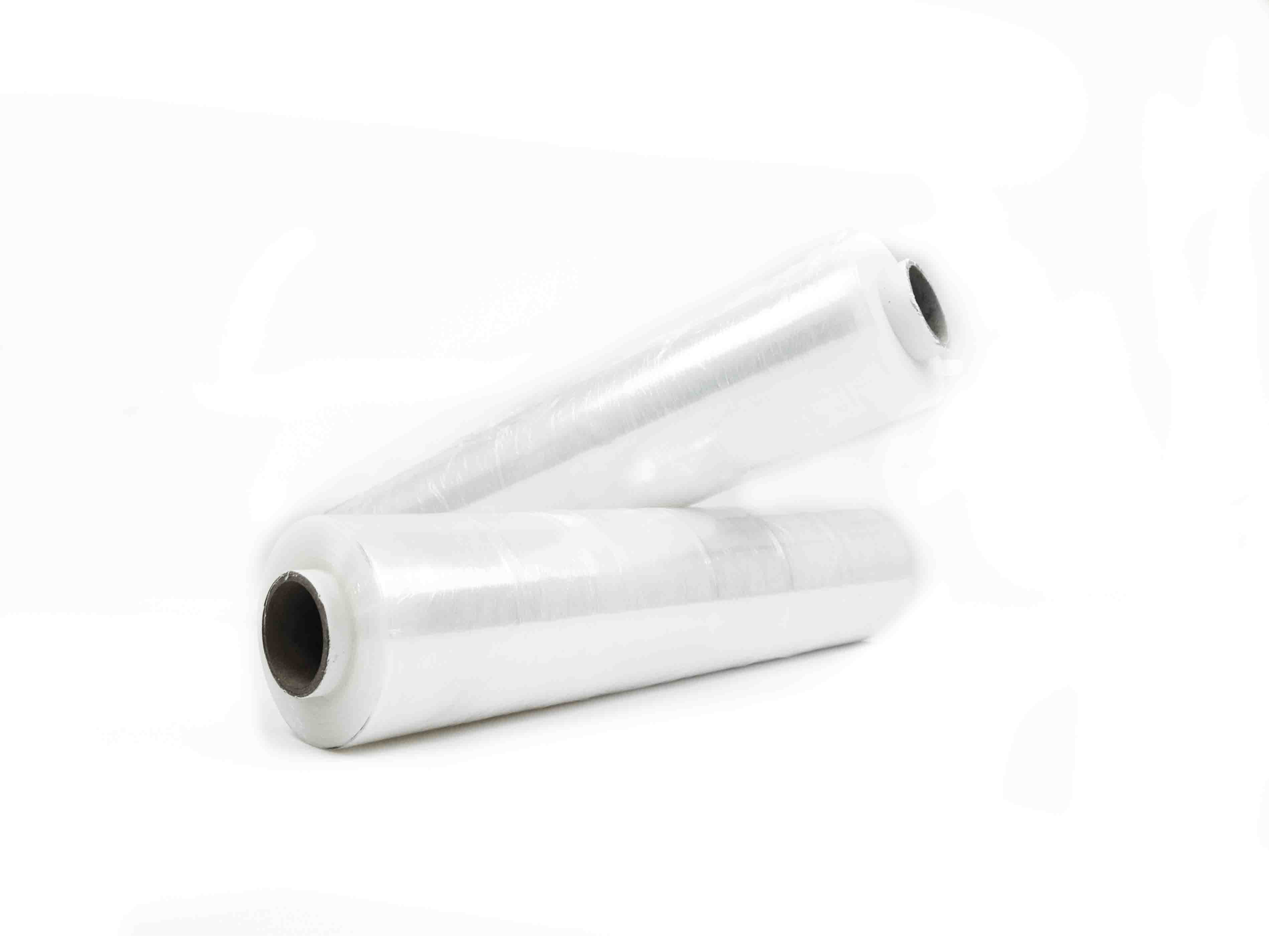 Handstretchfolie 23µ, 500mm breit, 300m pro Rolle, transparent