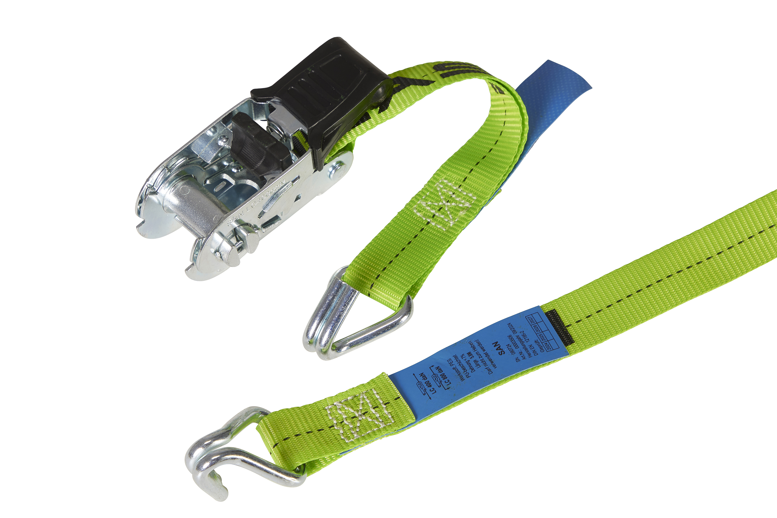 2er-Set, ERGOLASH - Zurrgurte, 6m, 25mm, LC 400daN, STF 100daN, zweiteilig