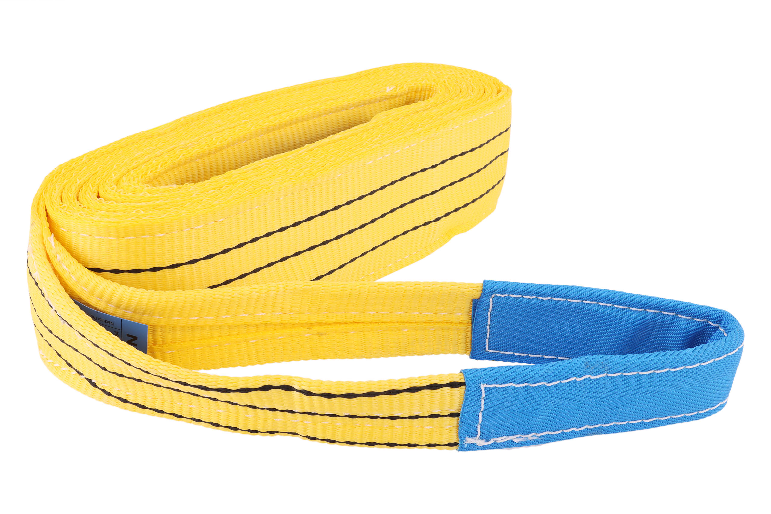 Hebeband 5m, WLL 3to, mit verstärkten Schlaufen
