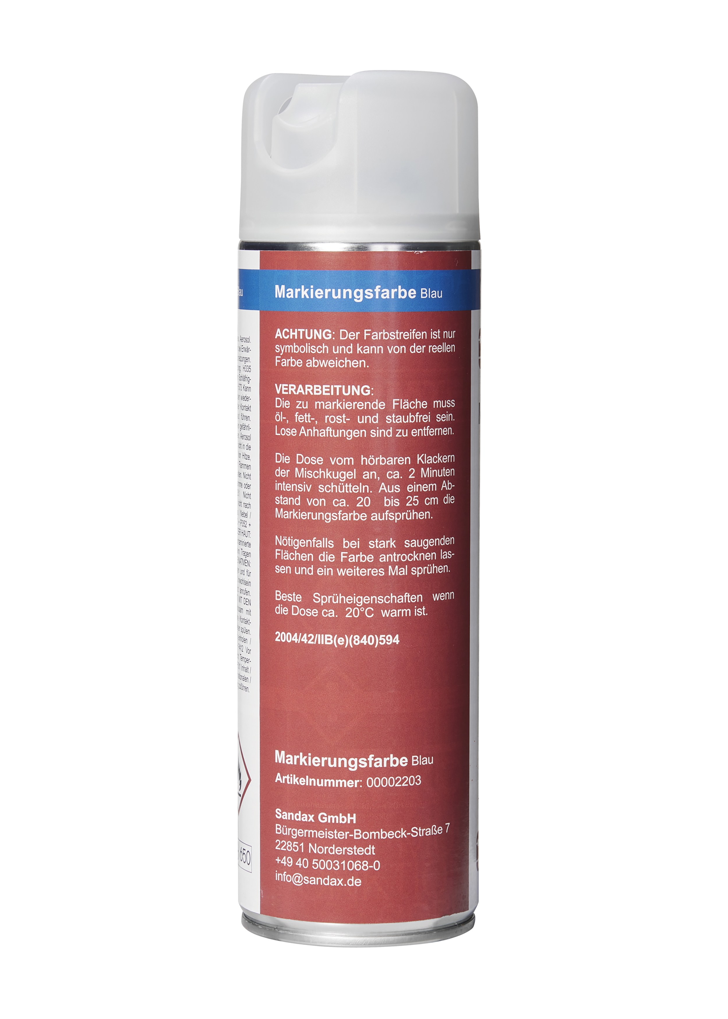 Signierspray, blau