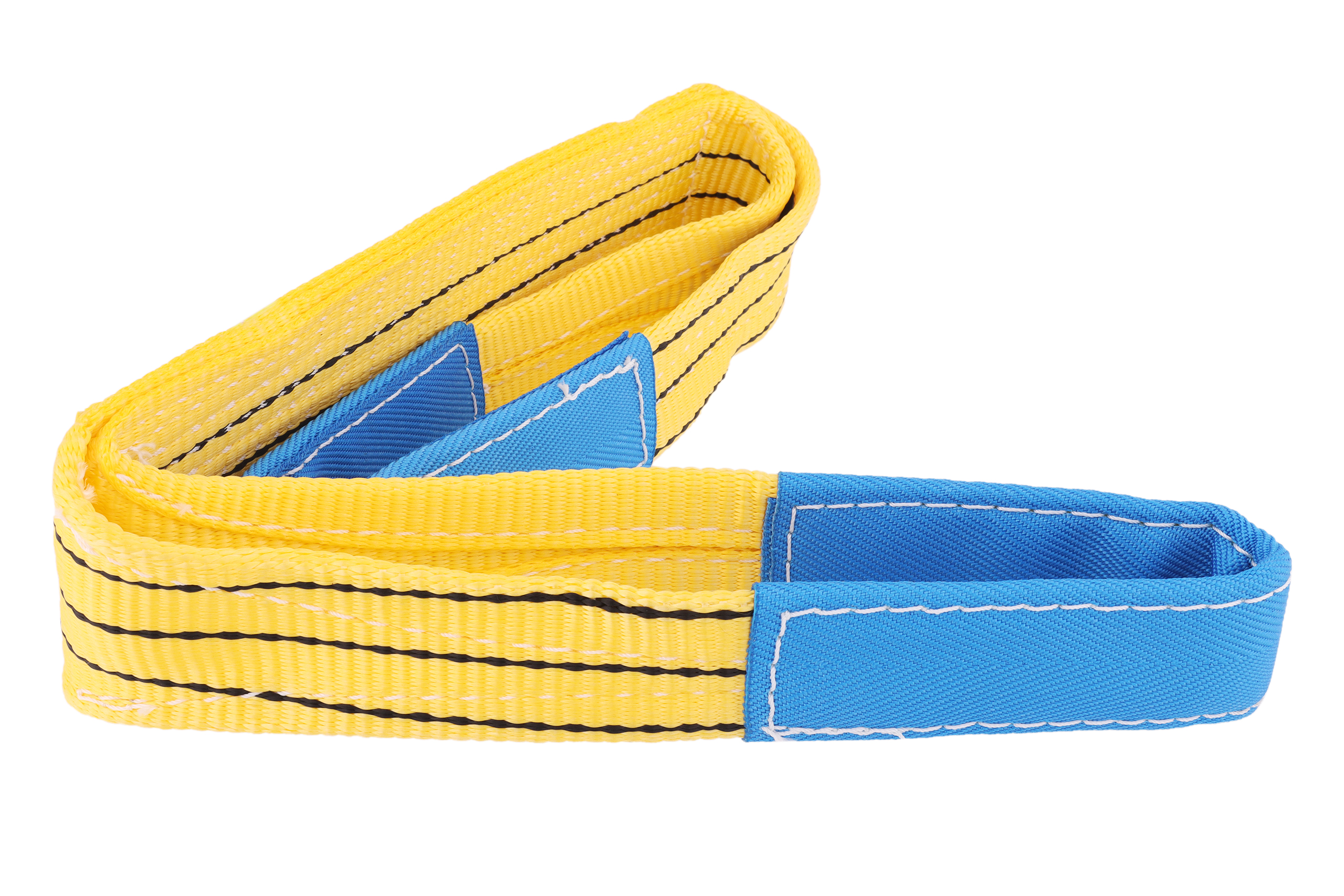 Hebeband 1m, WLL 3to, mit verstärkten Schlaufen