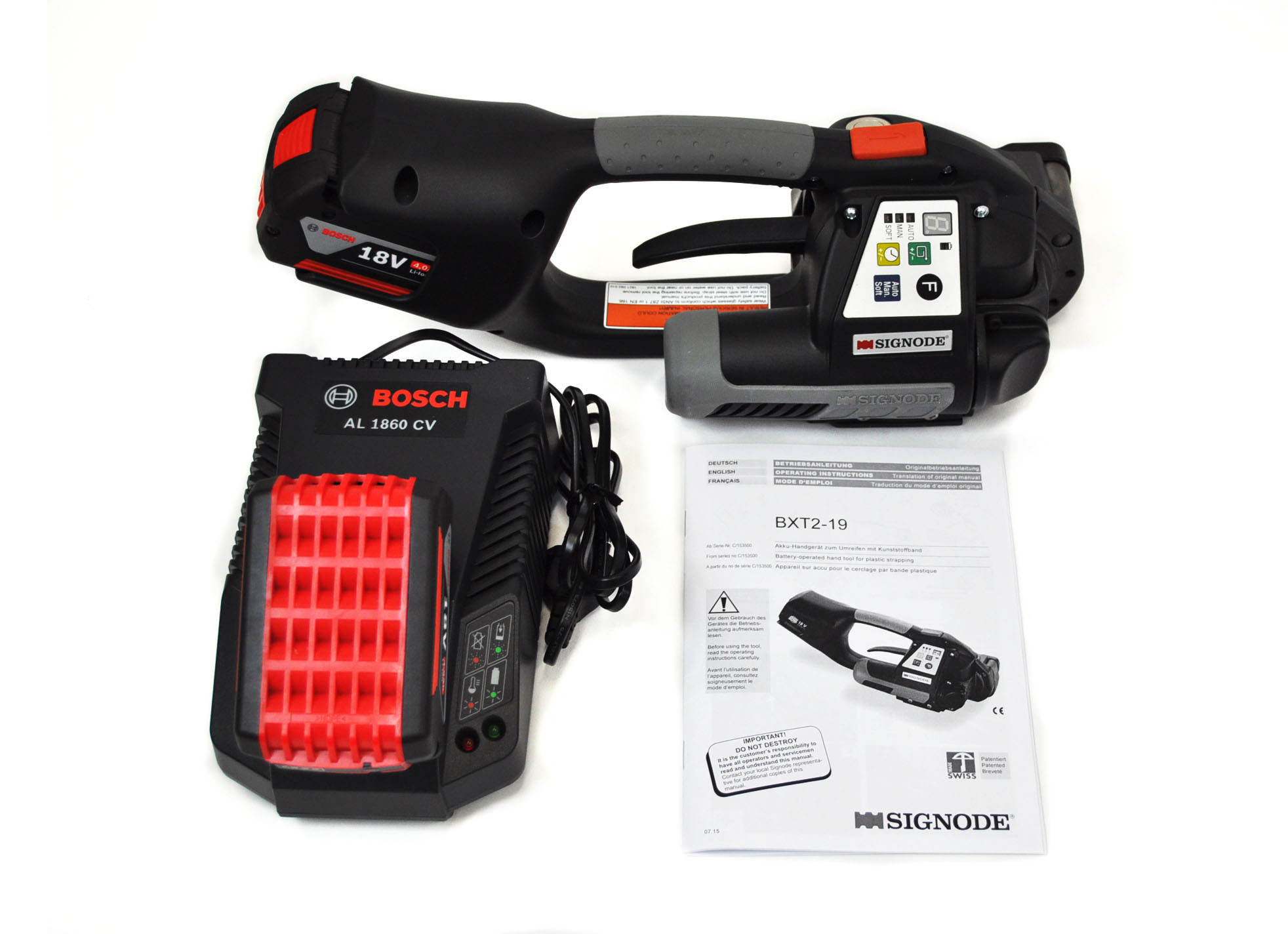 Signode Akku Umreifungsgerät BXT3-19, für 16-19mm Bandbreiten