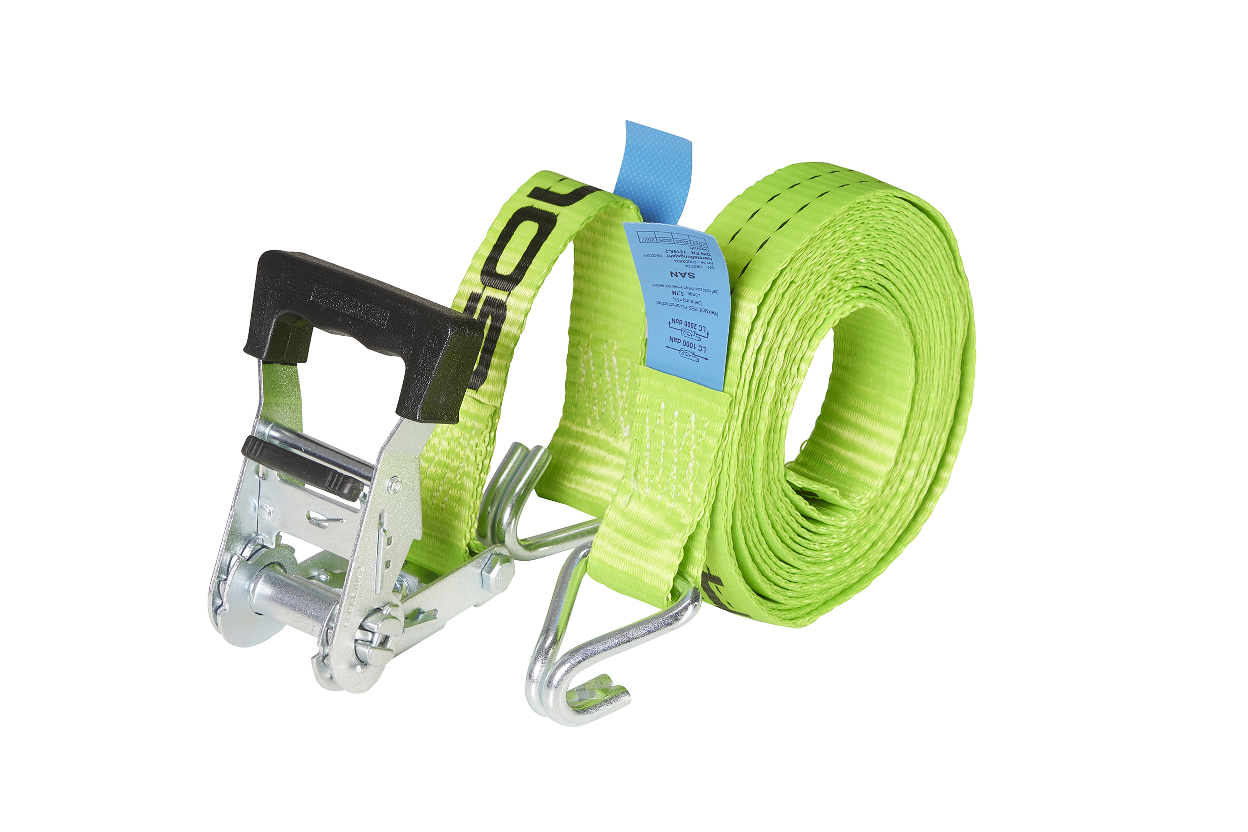 2er-Set, ERGOLASH - Zurrgurte, 6m, 35mm, LC 1000daN, STF 200daN, zweiteilig