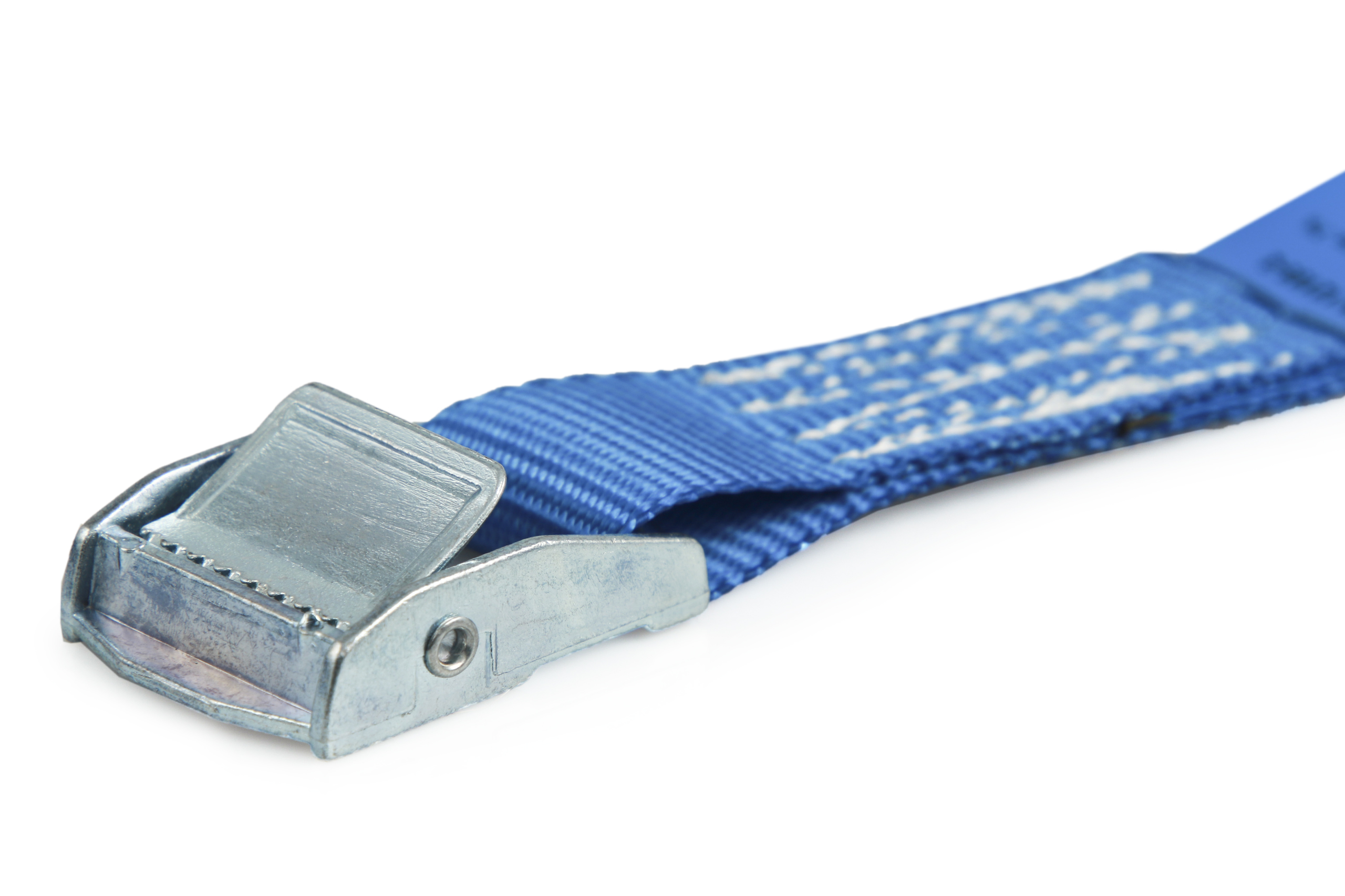 6er-Set, Klemmschloss-Zurrgurte, 3 m, 25 mm, LC 250 daN, blau