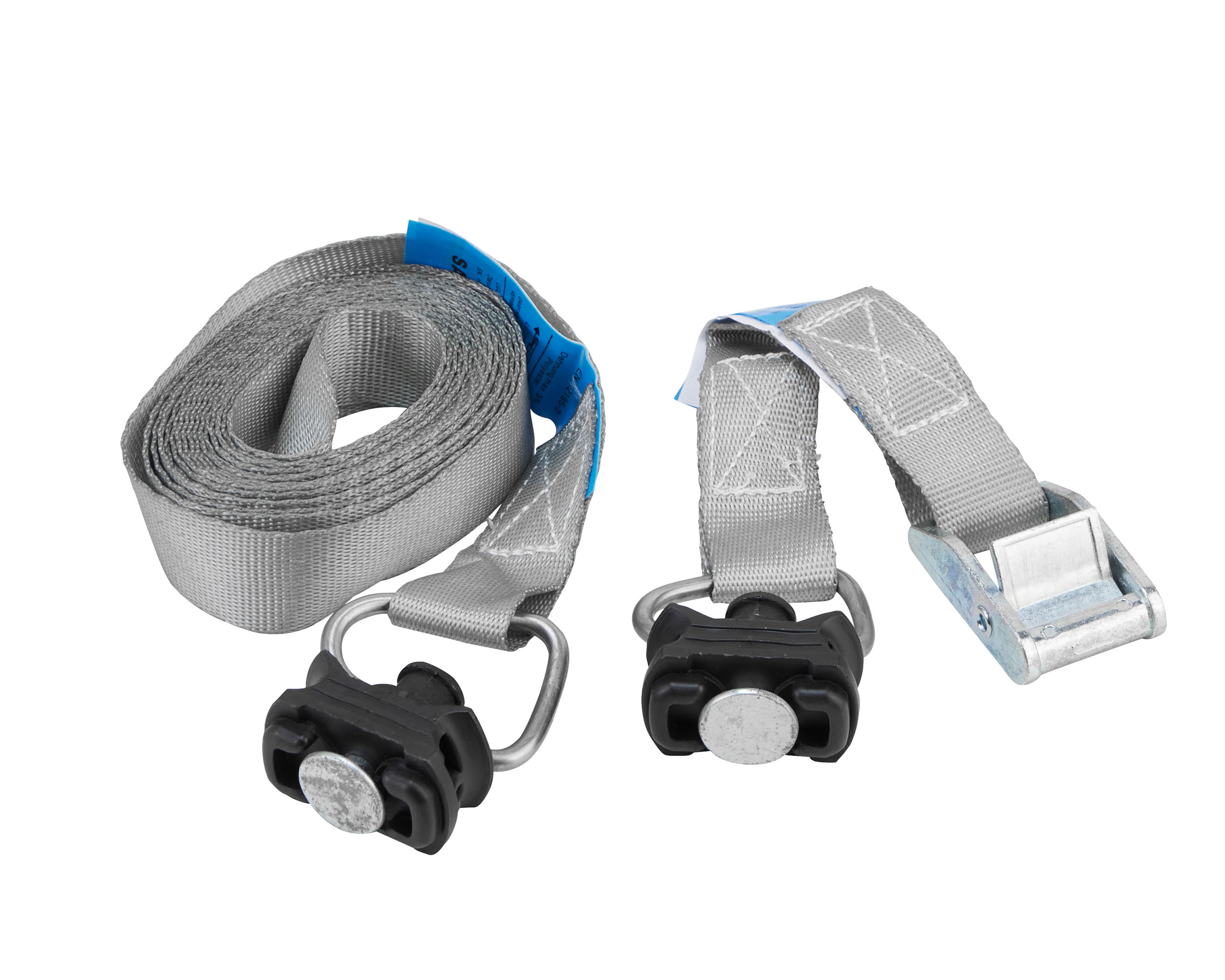 Klemmschlossgurt, 3,5m, 25 mm, LC 250 daN, zweiteilig, mit Airline-Endfitting