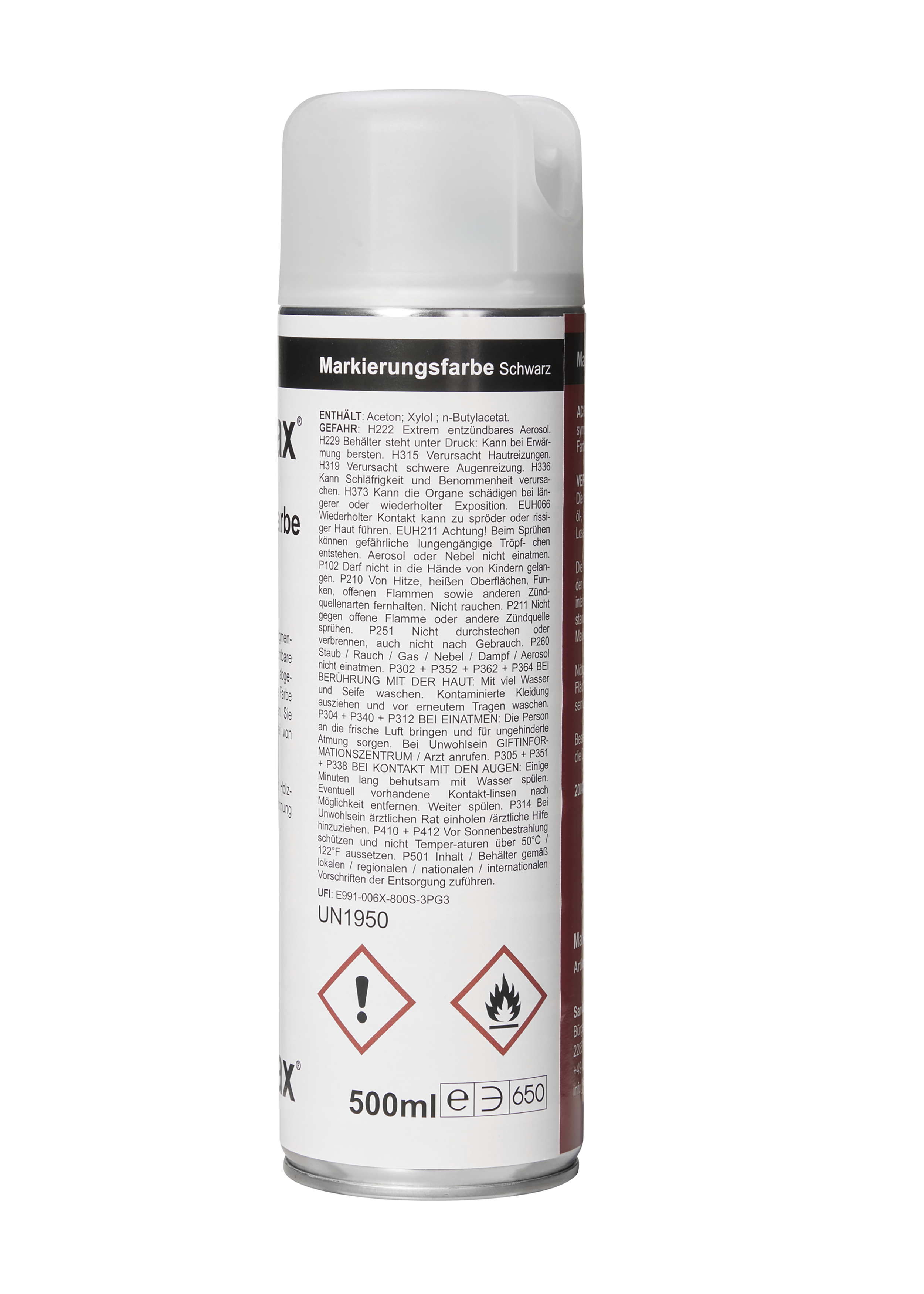 Signierspray, schwarz