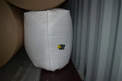 Stausack innerhalb eines LKWs