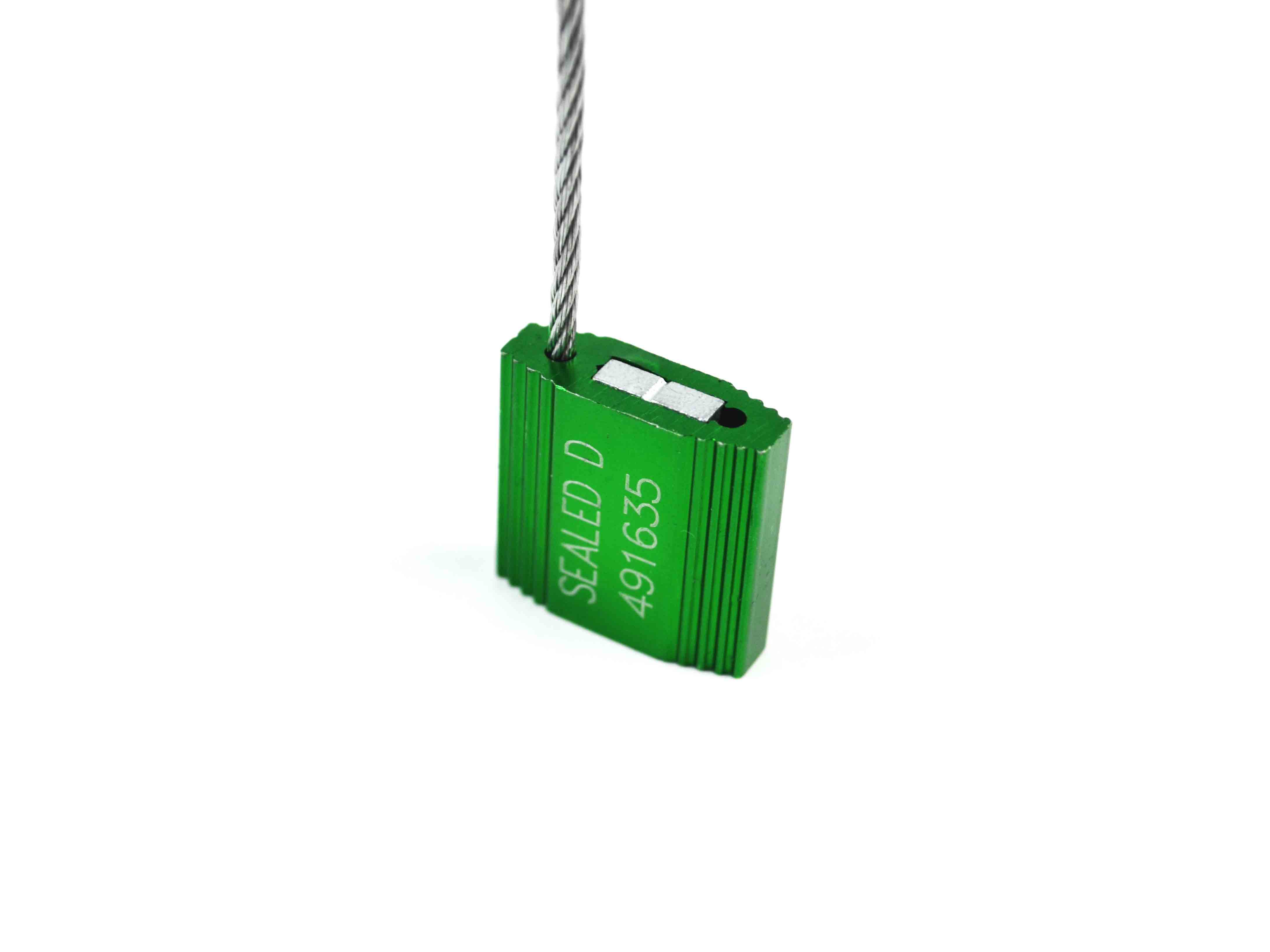 Stahlkabelplombe, Durchmesser 2,5 mm, 300 mm Drahtlänge