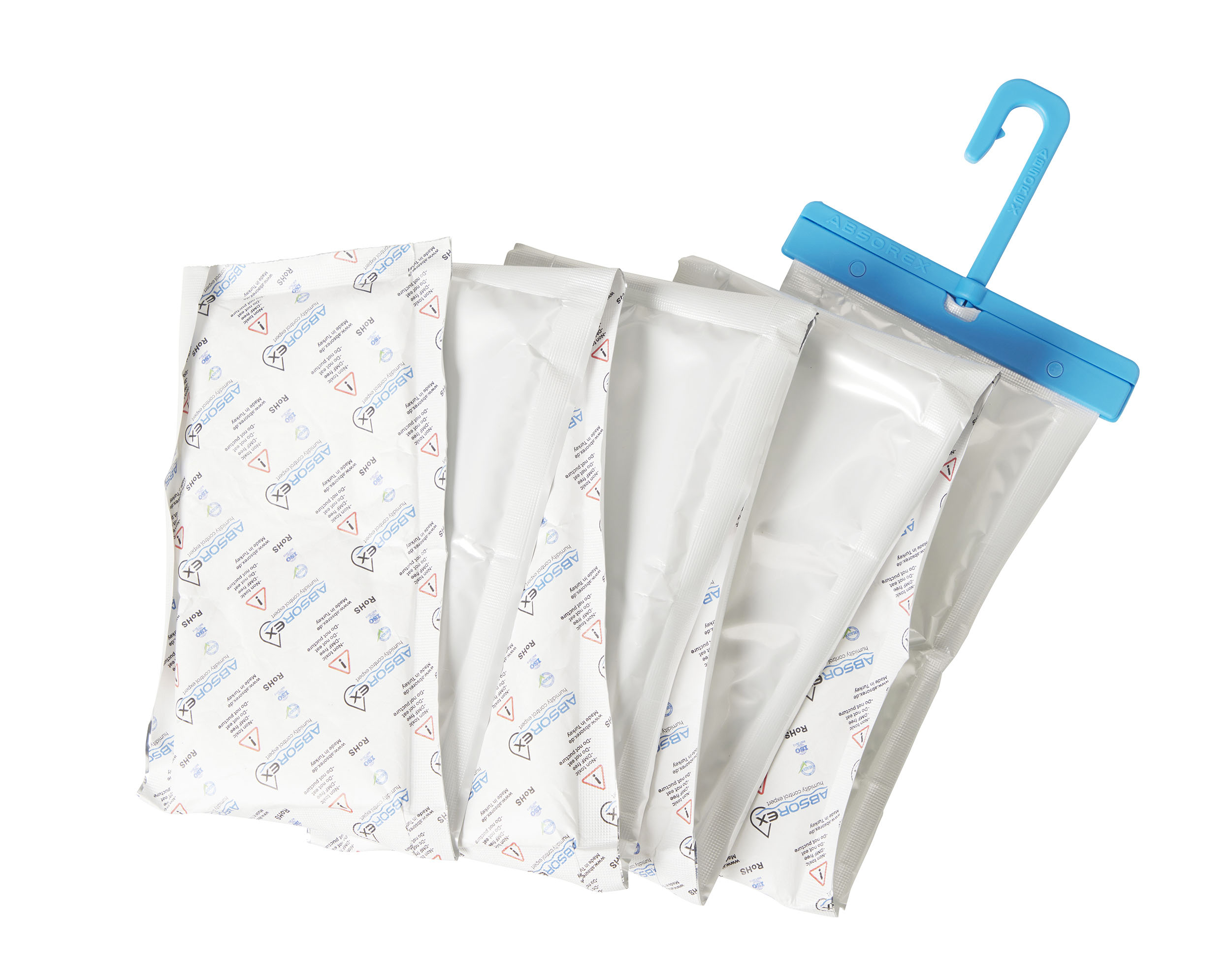 Absorex - Trockenmittelkette // 8 x 125g (mit Haken)