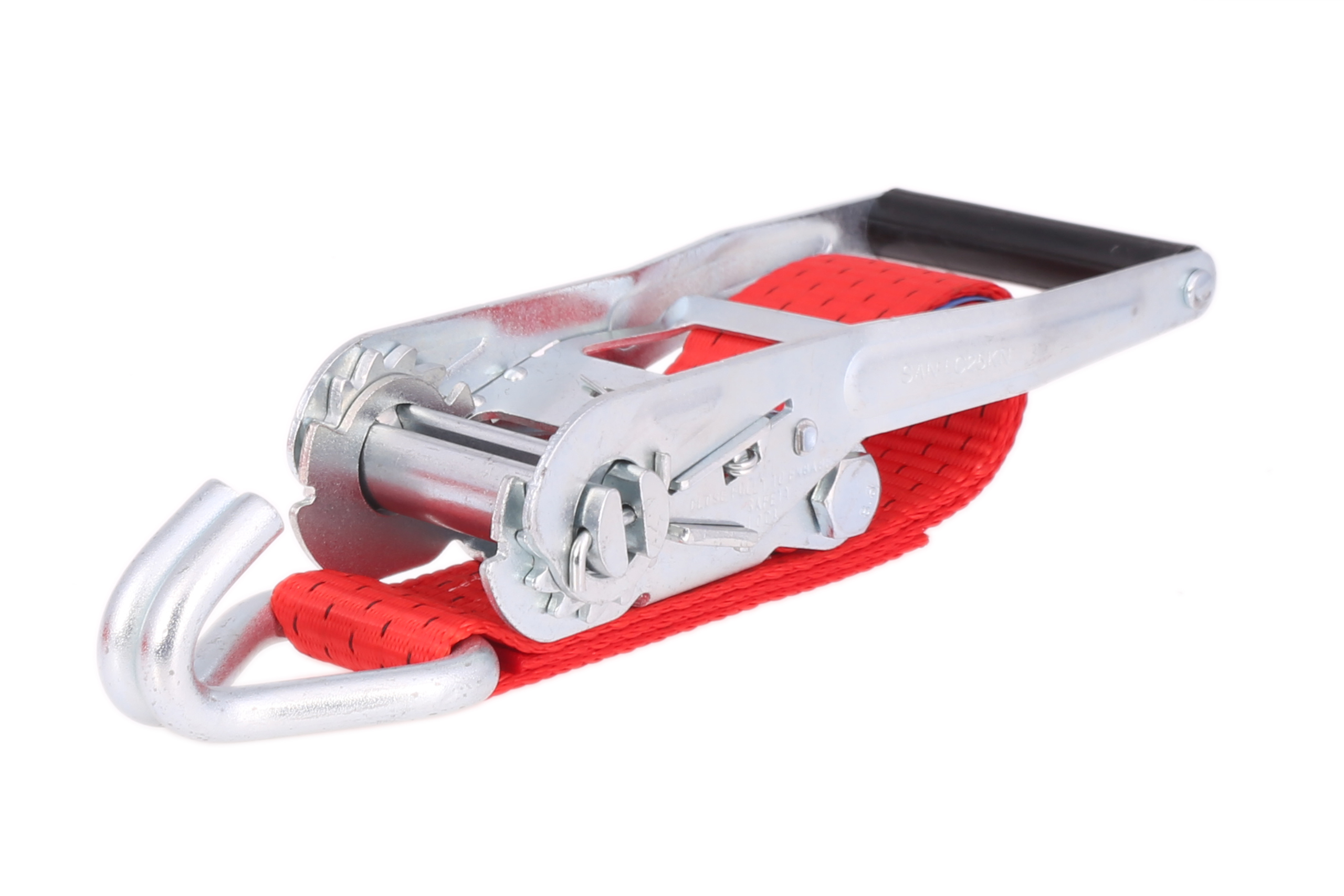 Zurrgurt, 3m, 50mm, LC 2500daN, STF 350daN, zweiteilig, Kurzhebelratsche