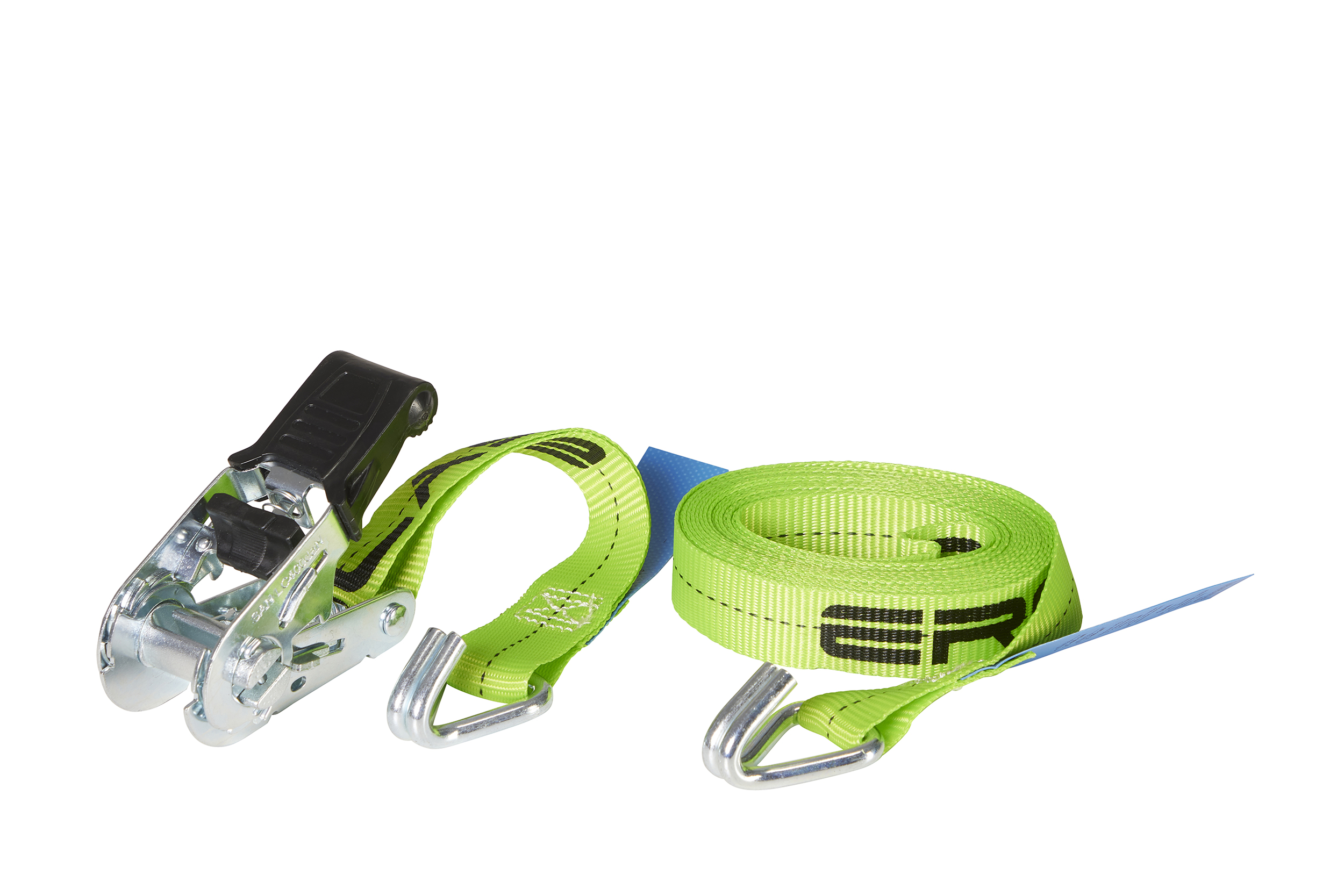 2er-Set, ERGOLASH - Zurrgurte, 4m, 25mm, LC 400daN, STF 100daN, zweiteilig