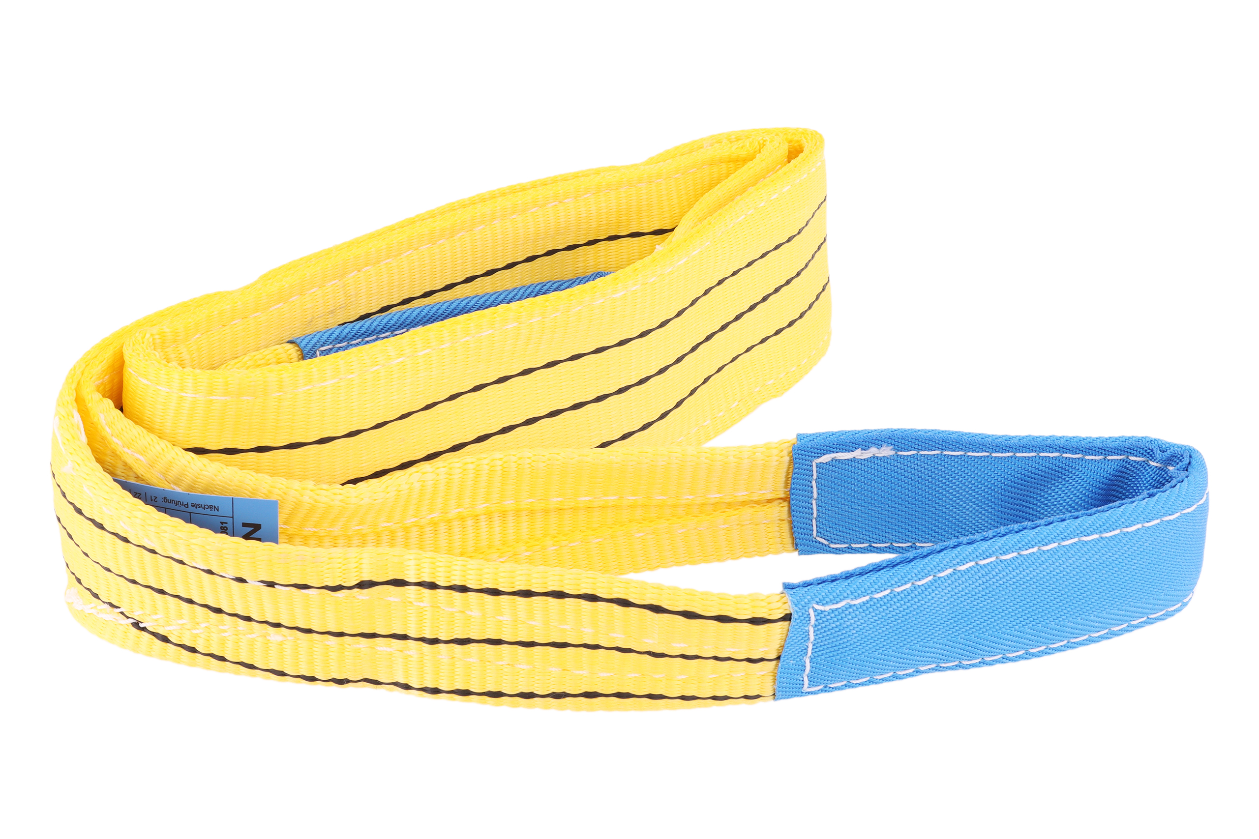 Hebeband 2m, WLL 3to, mit verstärkten Schlaufen