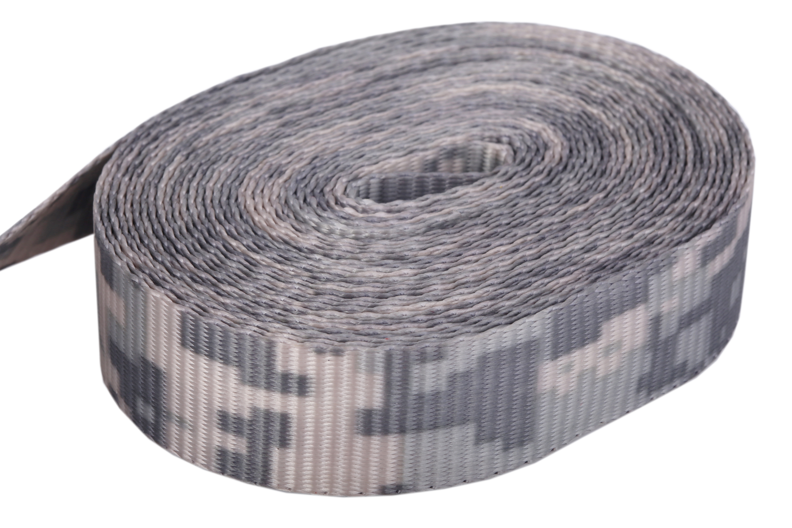 4er-Set, 6m Zurrgurte, 25mm, LC 900 daN, Grün Camouflage