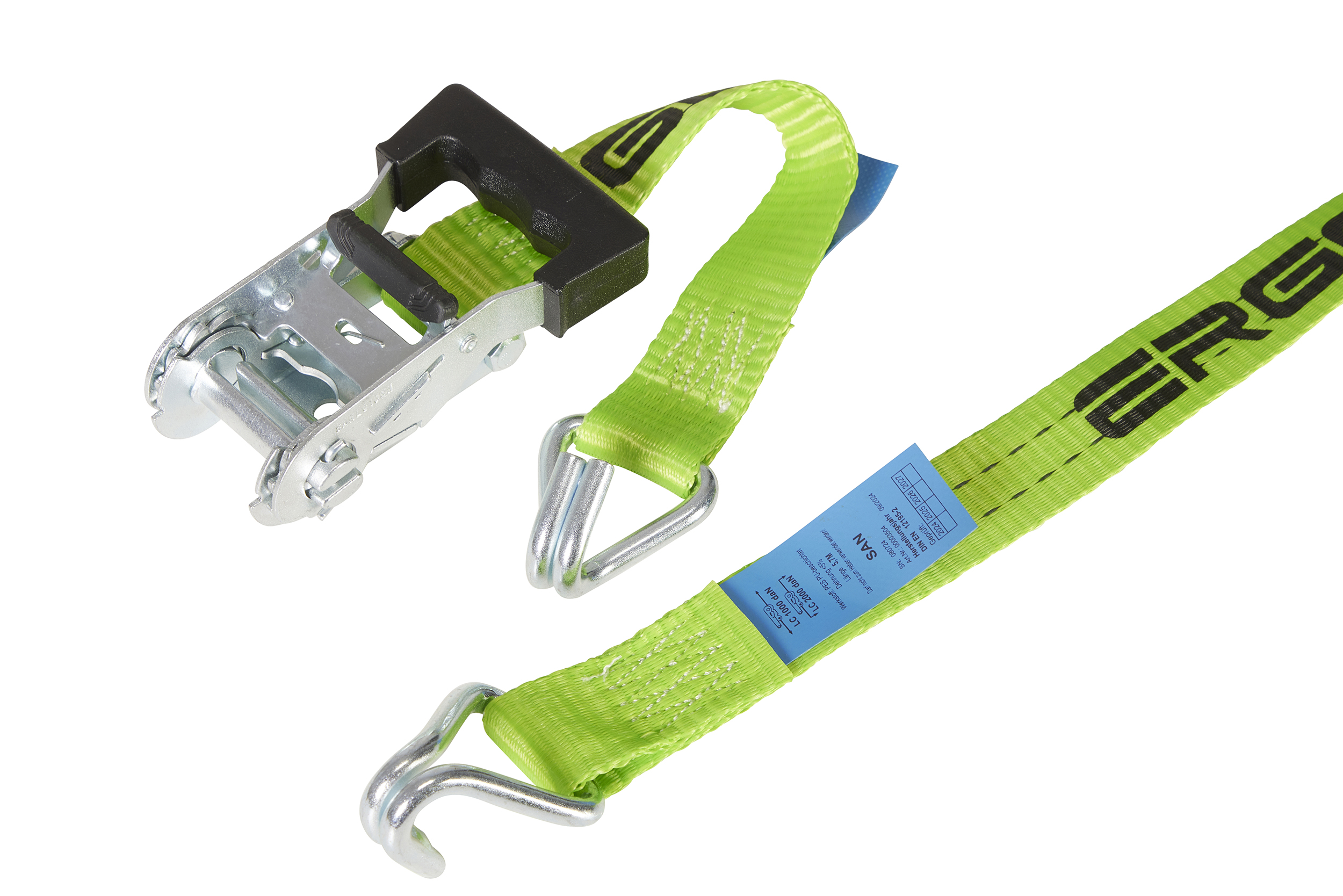 2er-Set, ERGOLASH - Zurrgurte, 6m, 35mm, LC 1000daN, STF 200daN, zweiteilig