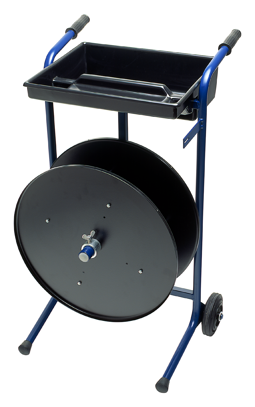 Universal Pro - vielseitiger Kunststoffbandabrollwagen mit Reibungsbremse