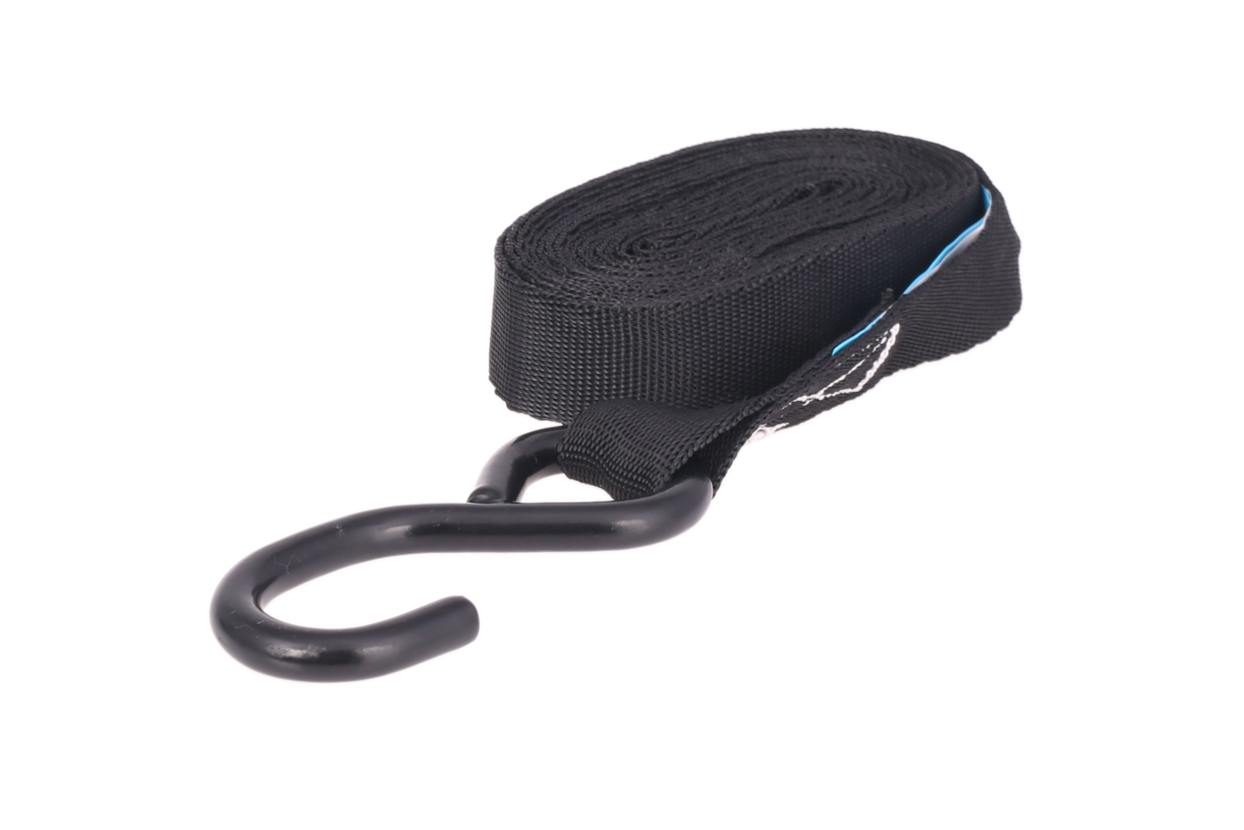 Zurrgurt, 4m, 25mm, LC 250 daN, zweiteilig, STF 90, Hobbyratsche, mit S-Haken