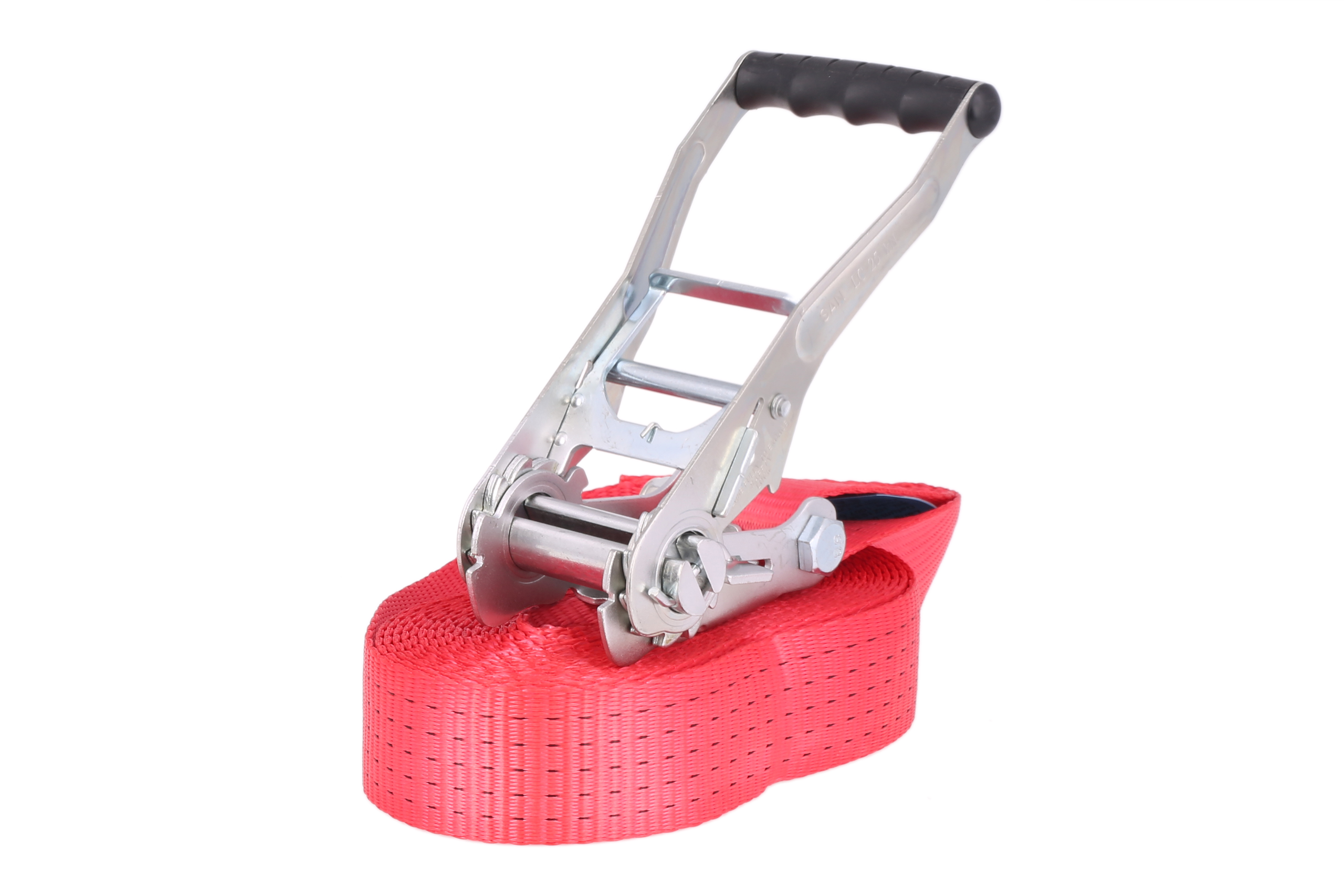 Zurrgurt, 8m, 50mm, LC 5000 daN, einteilig, STF 300, Kurzhebelratsche