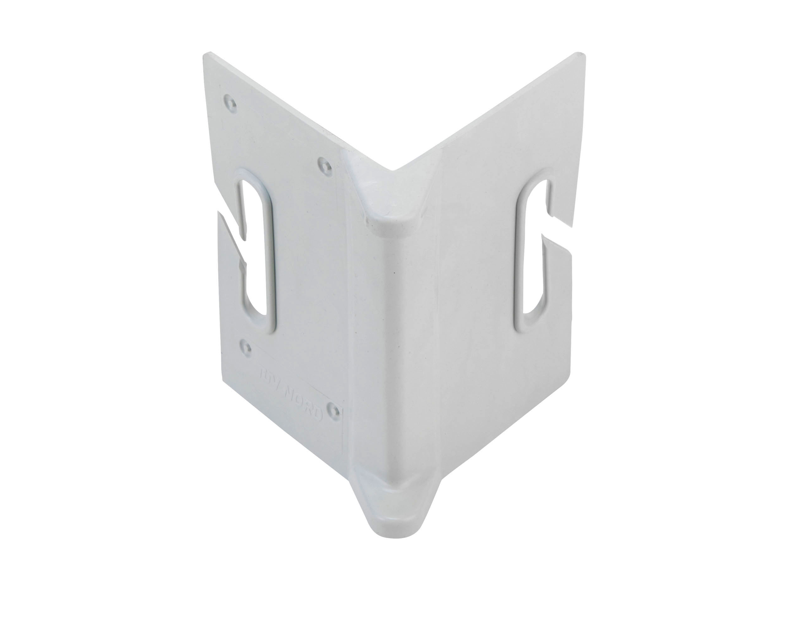 PP Kantenschutzwinkel Weiß mit T-Schlitz, Breite 135mm (soft)