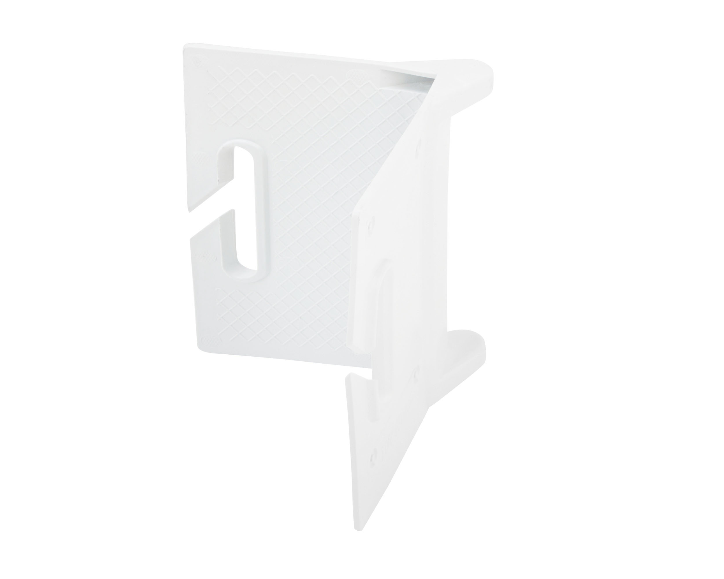 PP Kantenschutzwinkel Weiß mit T-Schlitz,  Breite: 135 mm (hart)