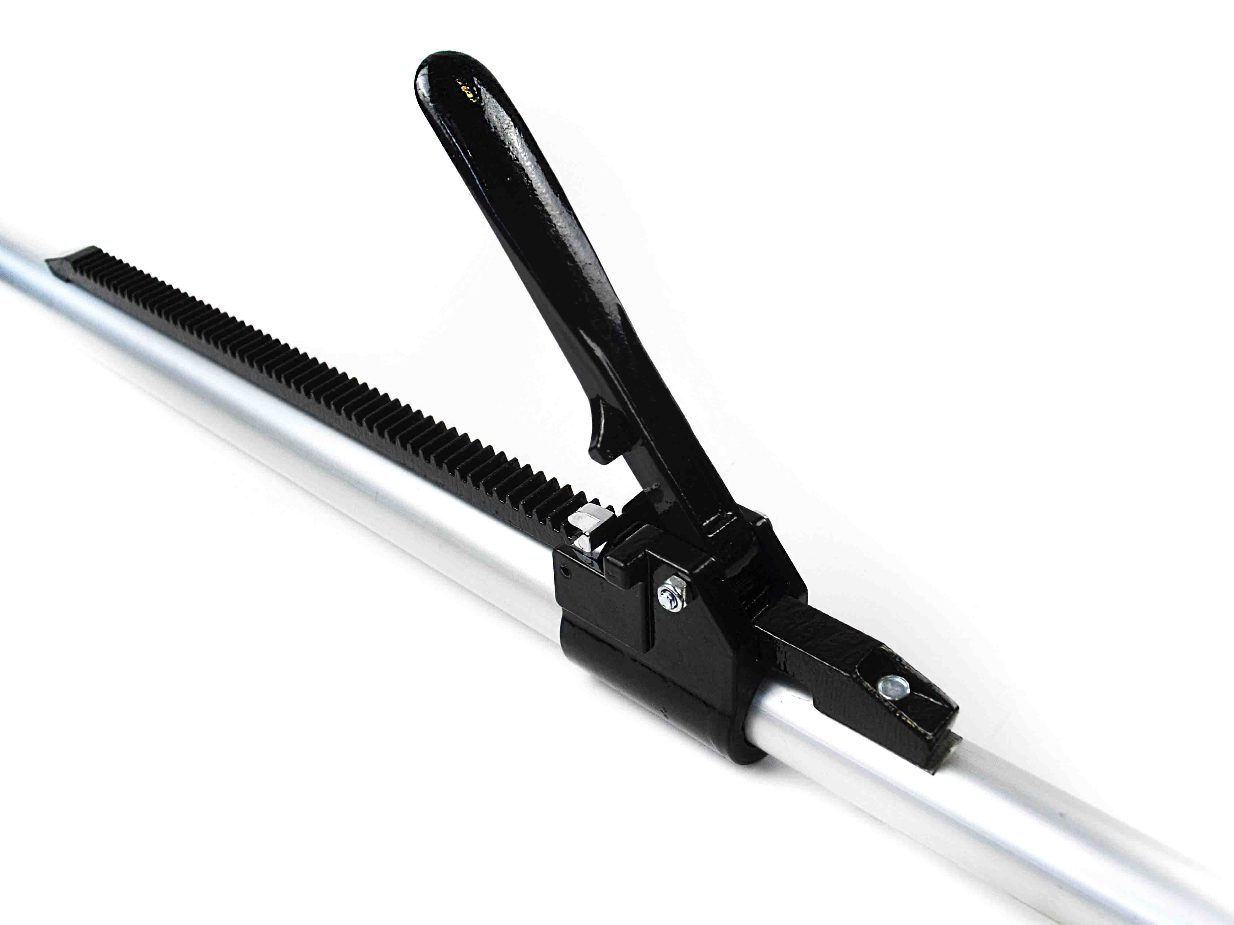 Aluminium Klemmbalken mit Gummifuß, Länge 2260 - 2630 mm