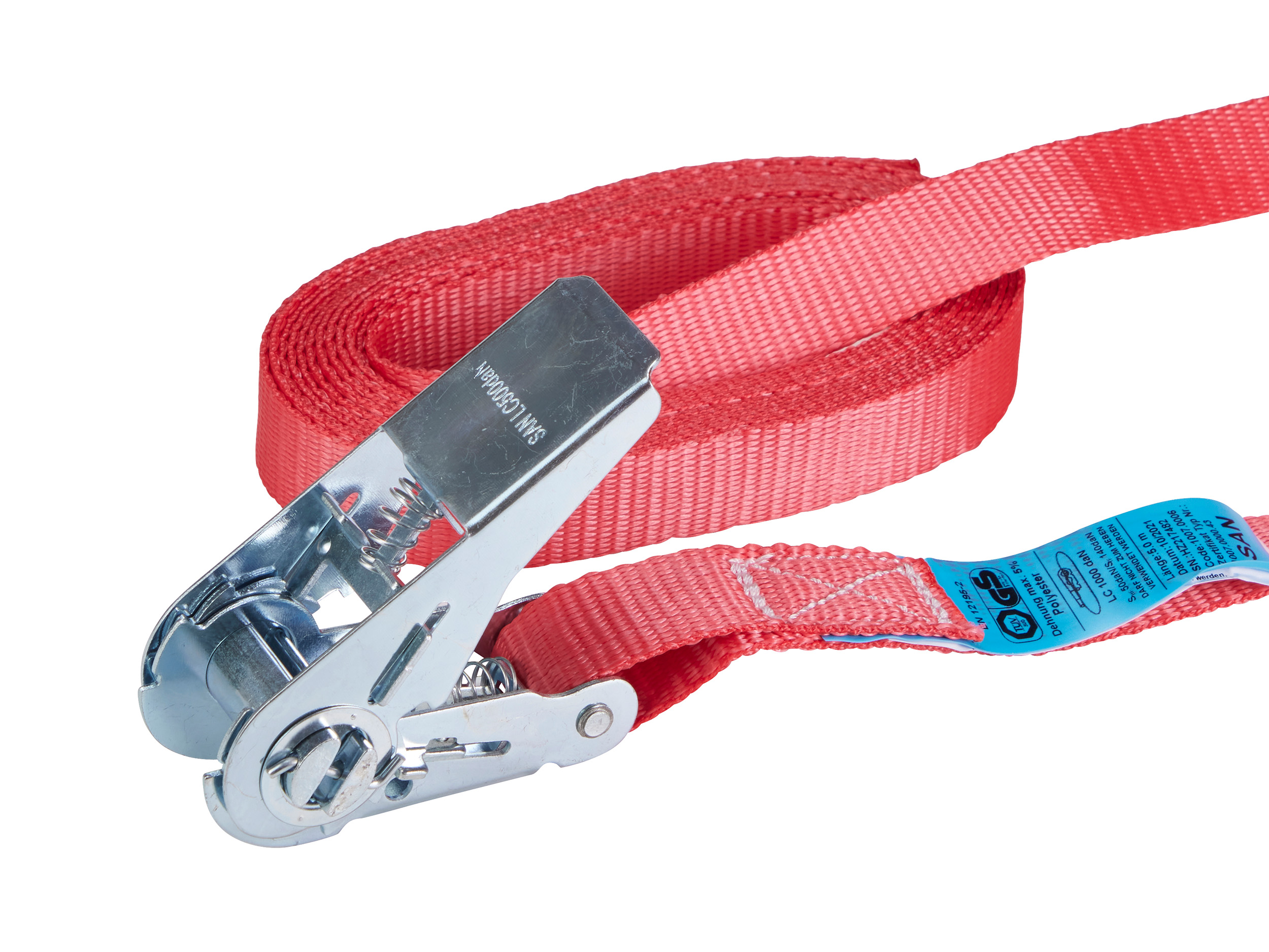 Zurrgurt, 5m, 25mm, LC 1000daN, einteilig, Standardratsche