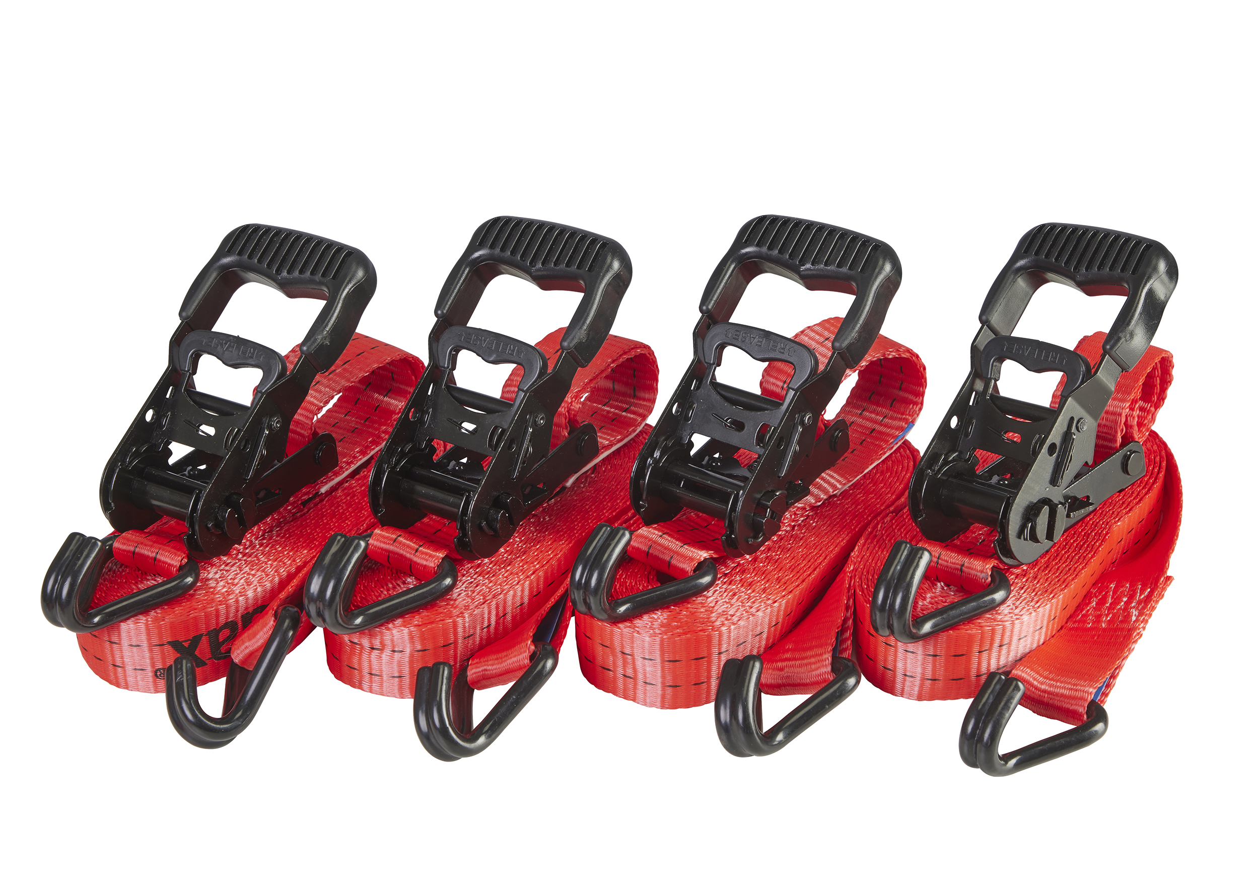 4er-Set, Zurrgurte, 6m, 35mm, LC 1000daN, STF 200 daN, zweiteilig