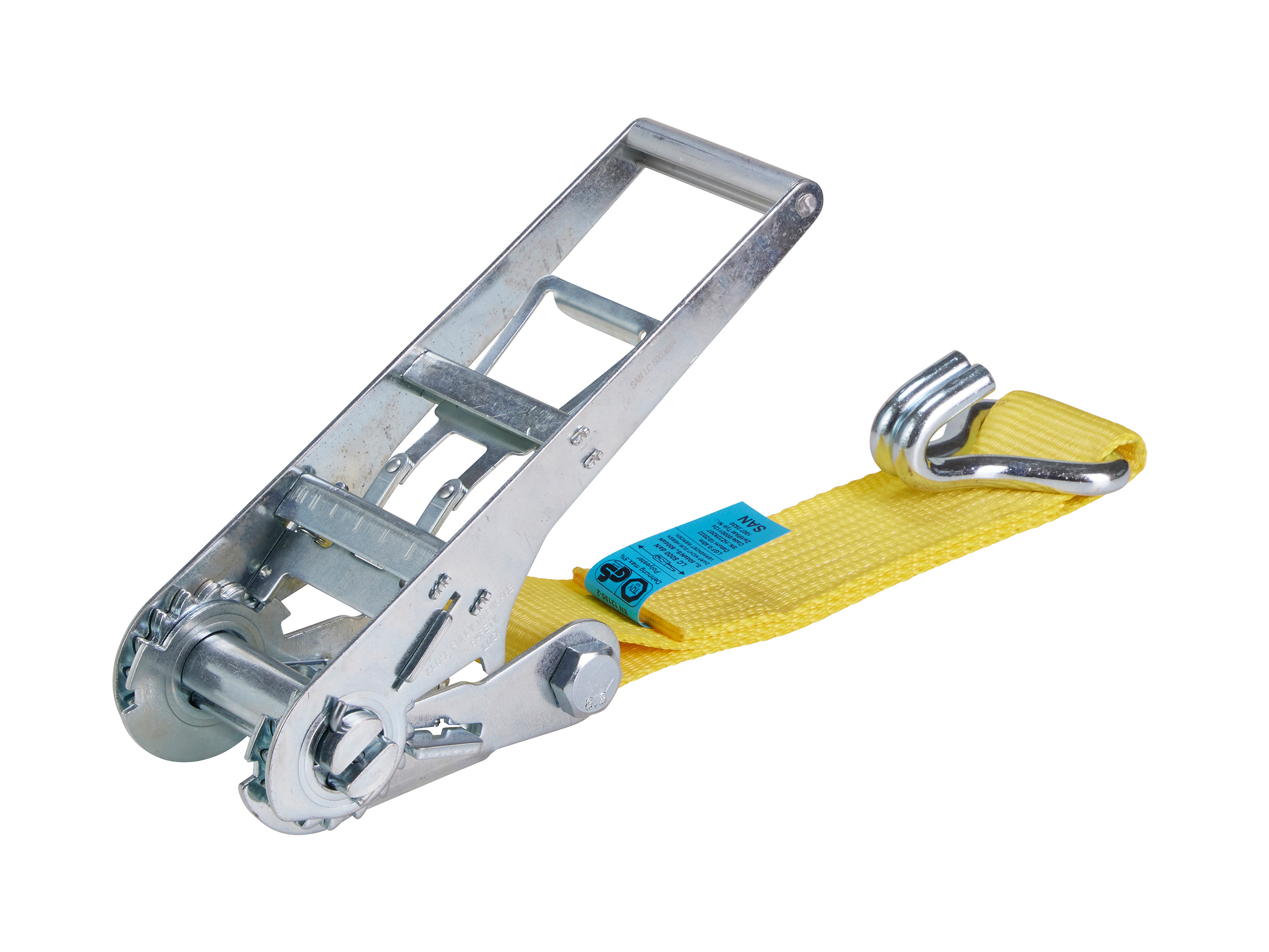 Zurrgurt, 10m, 75mm, LC 5000 daN, zweiteilig, STF 500, Heavy XXL Ratsche