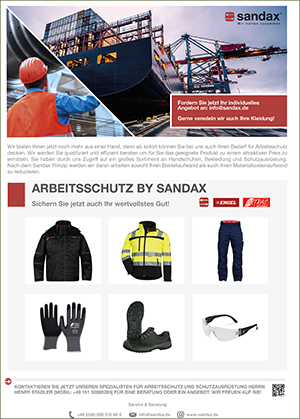 Arbeitsschutzkleidung Sandax Flyer