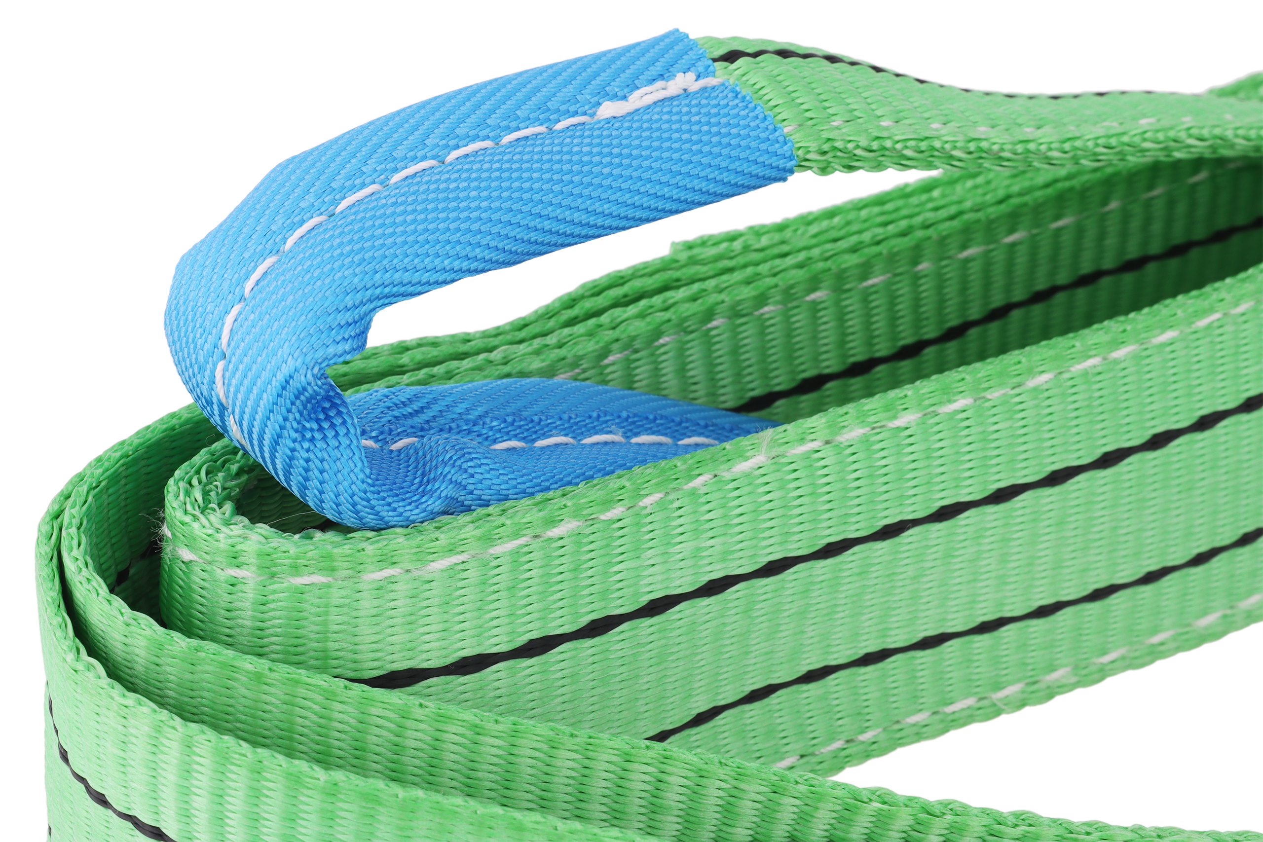 Hebeband 1m, WLL 2to, mit verstärkten Schlaufen