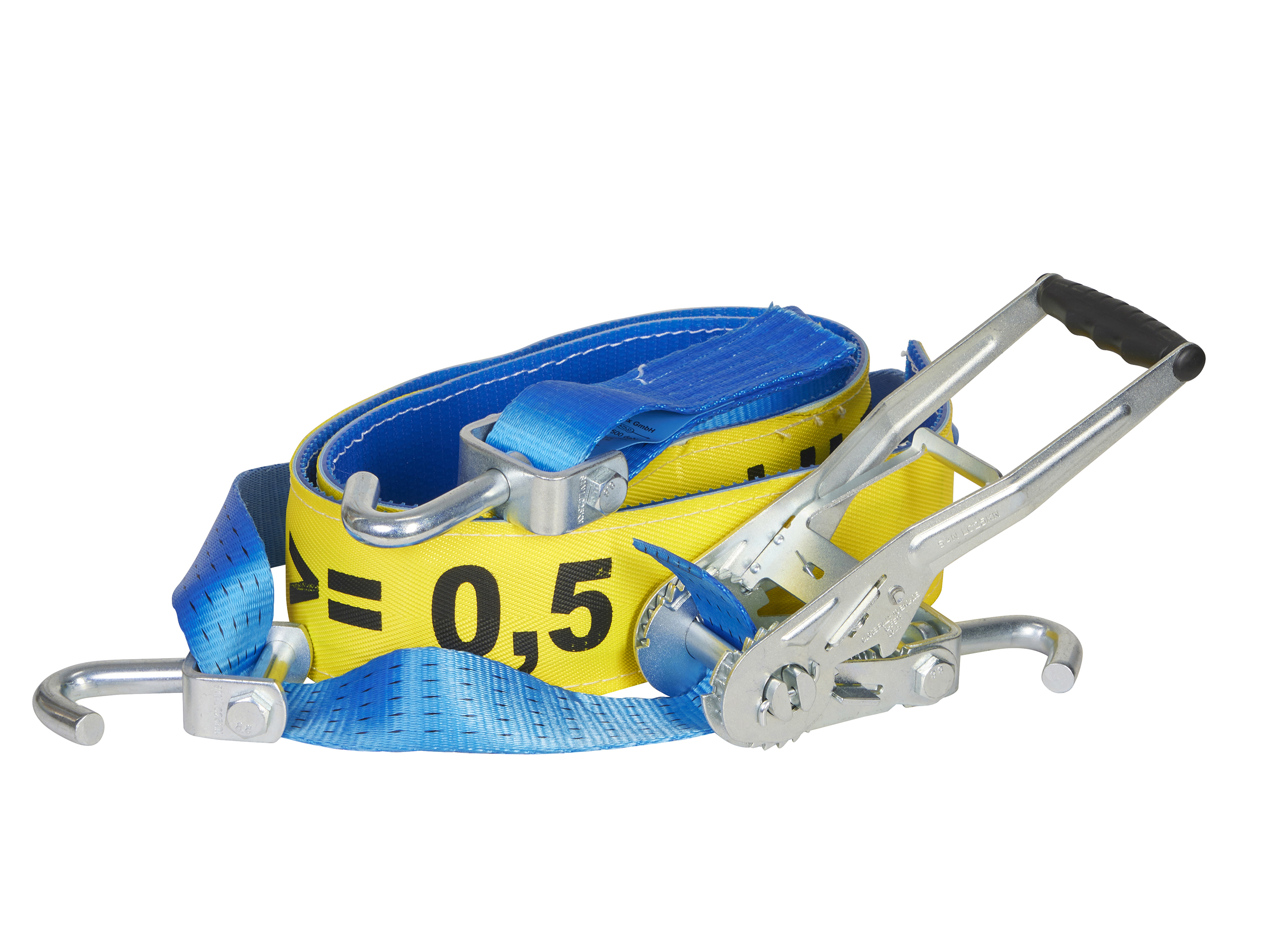 LKW - Transportgurt, 3,5 m, 50 mm, LC 2500 daN, STF 500 daN, mit Controller