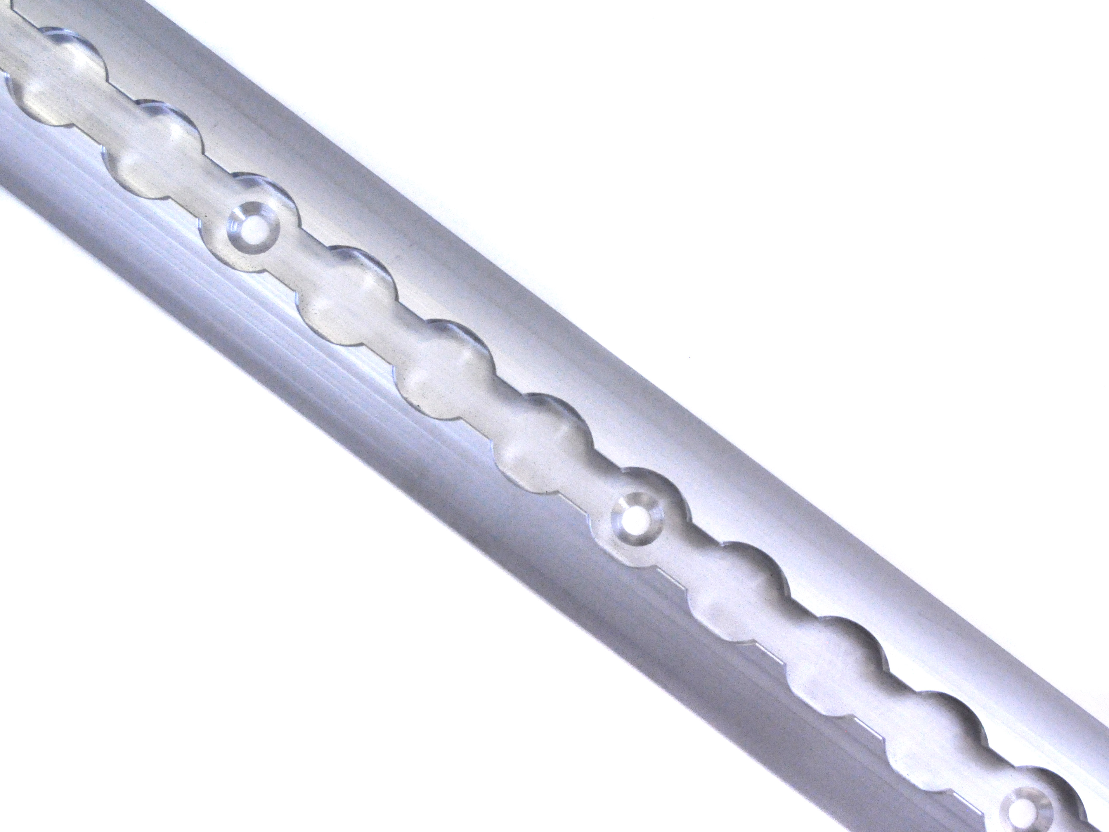 Aluminium Zurrschiene, halbrund, 1000 mm