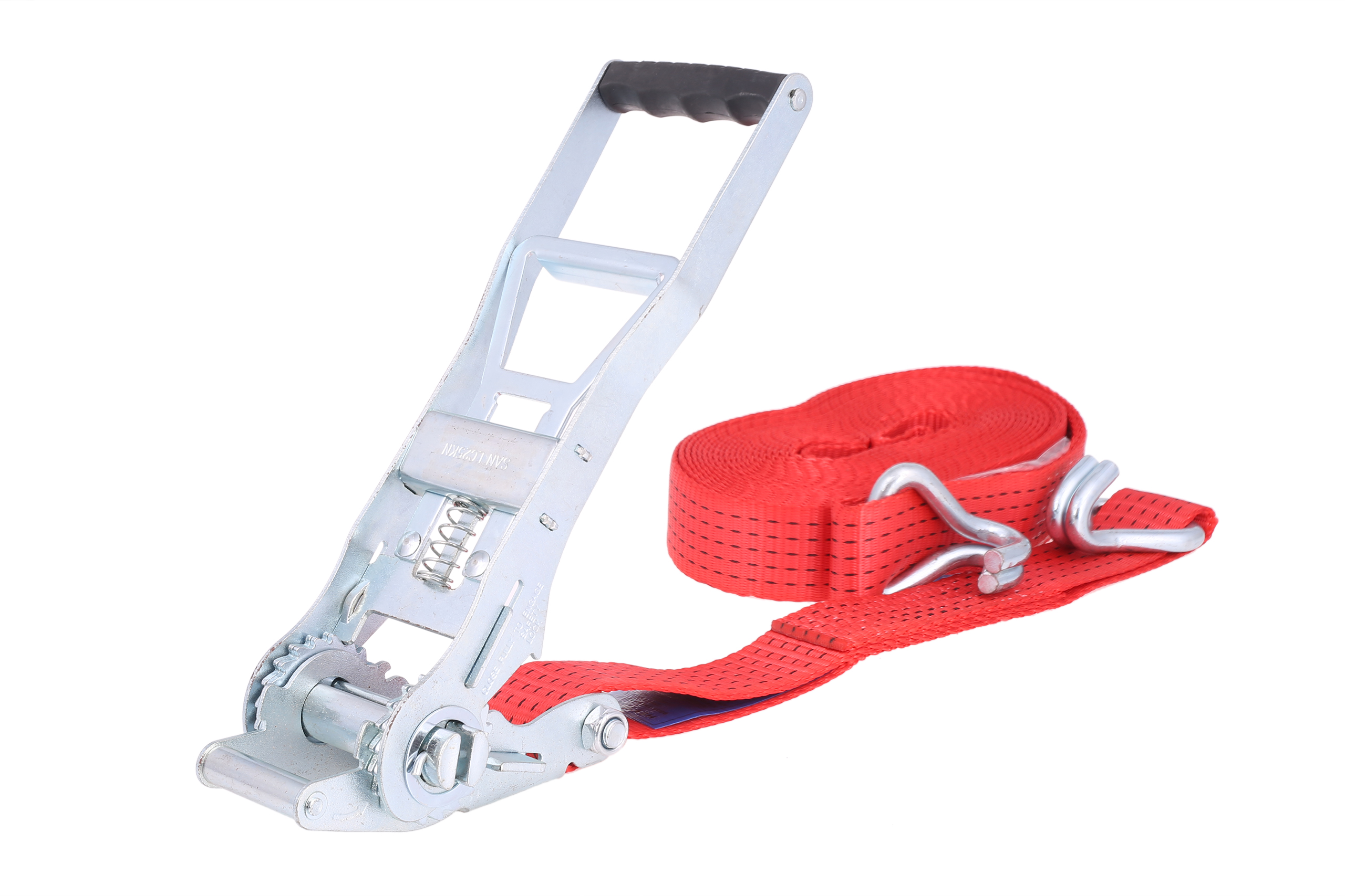 Zurrgurt, 10m, 50mm, LC 2500 daN, zweiteilig, STF 500, ERGO-Langhebelratsche