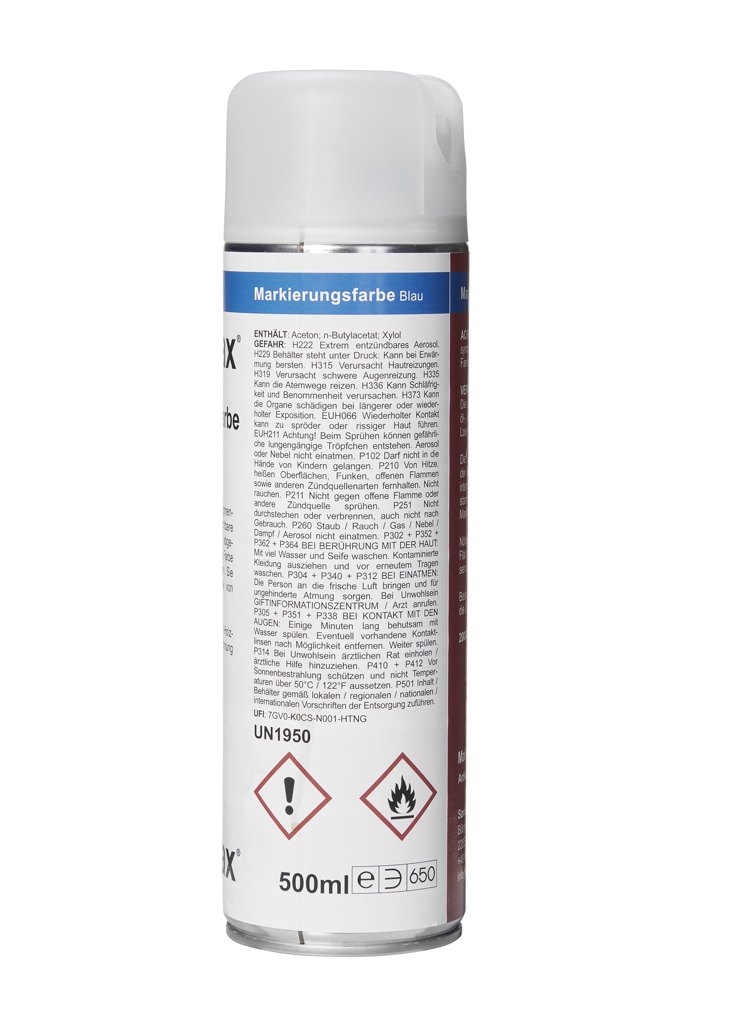 Signierspray, blau