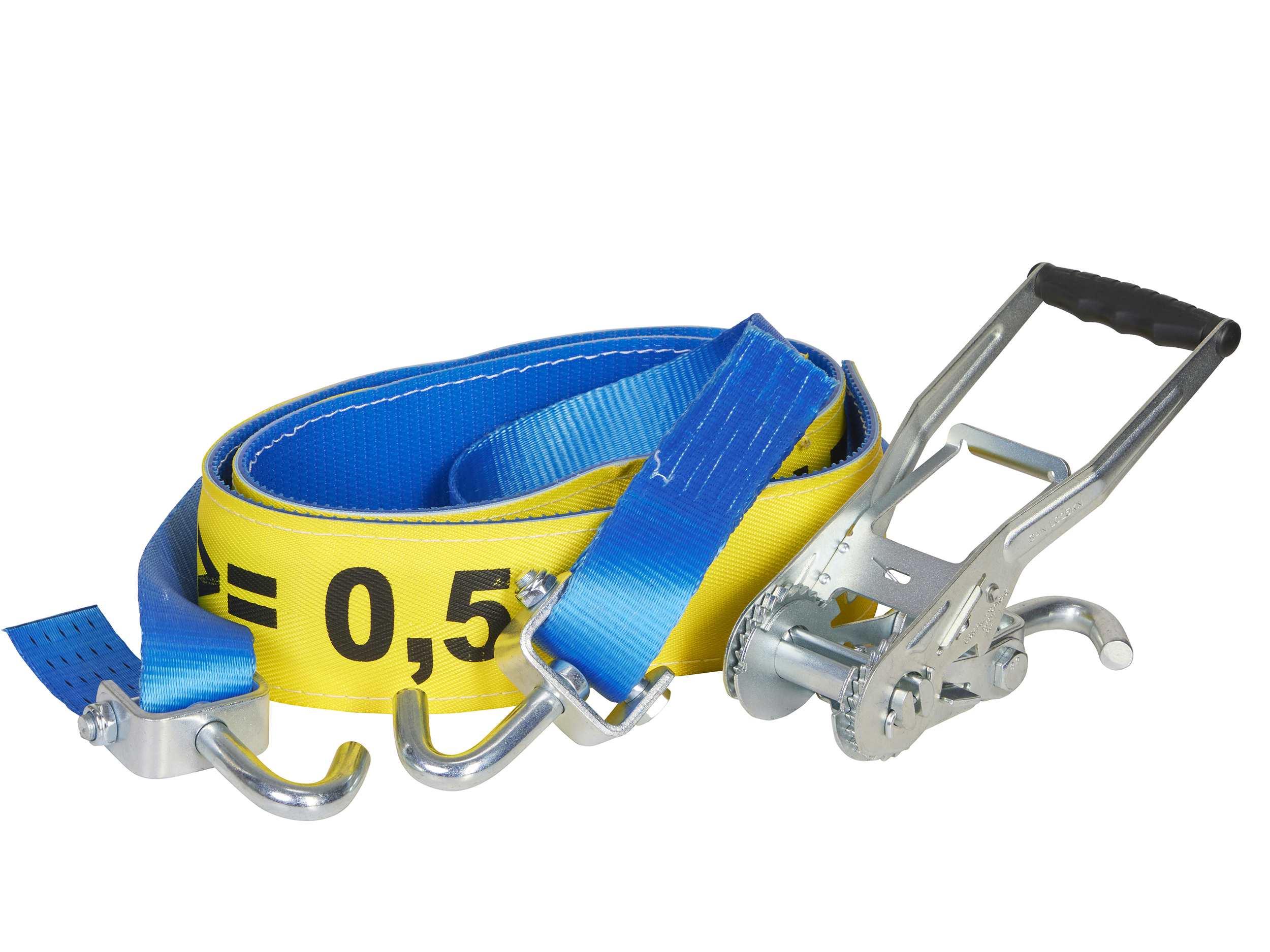 LKW - Transportgurt, 3,5 m, 50 mm, LC 2500 daN, STF 500 daN, mit Controller