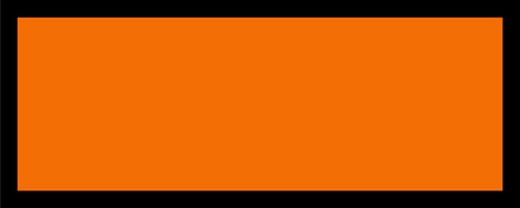 Orange Panel Blanko PE Folie 30x12cm