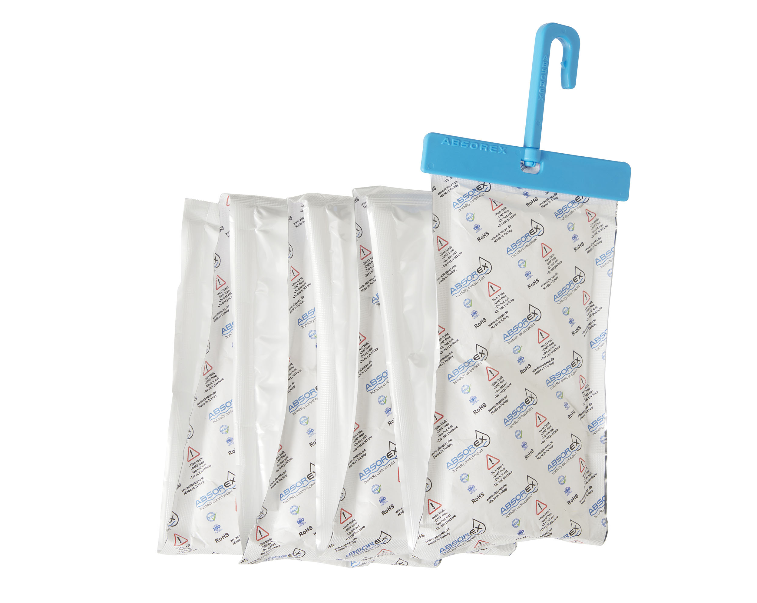 Absorex - Trockenmittelkette // 8 x 125g (mit Haken)