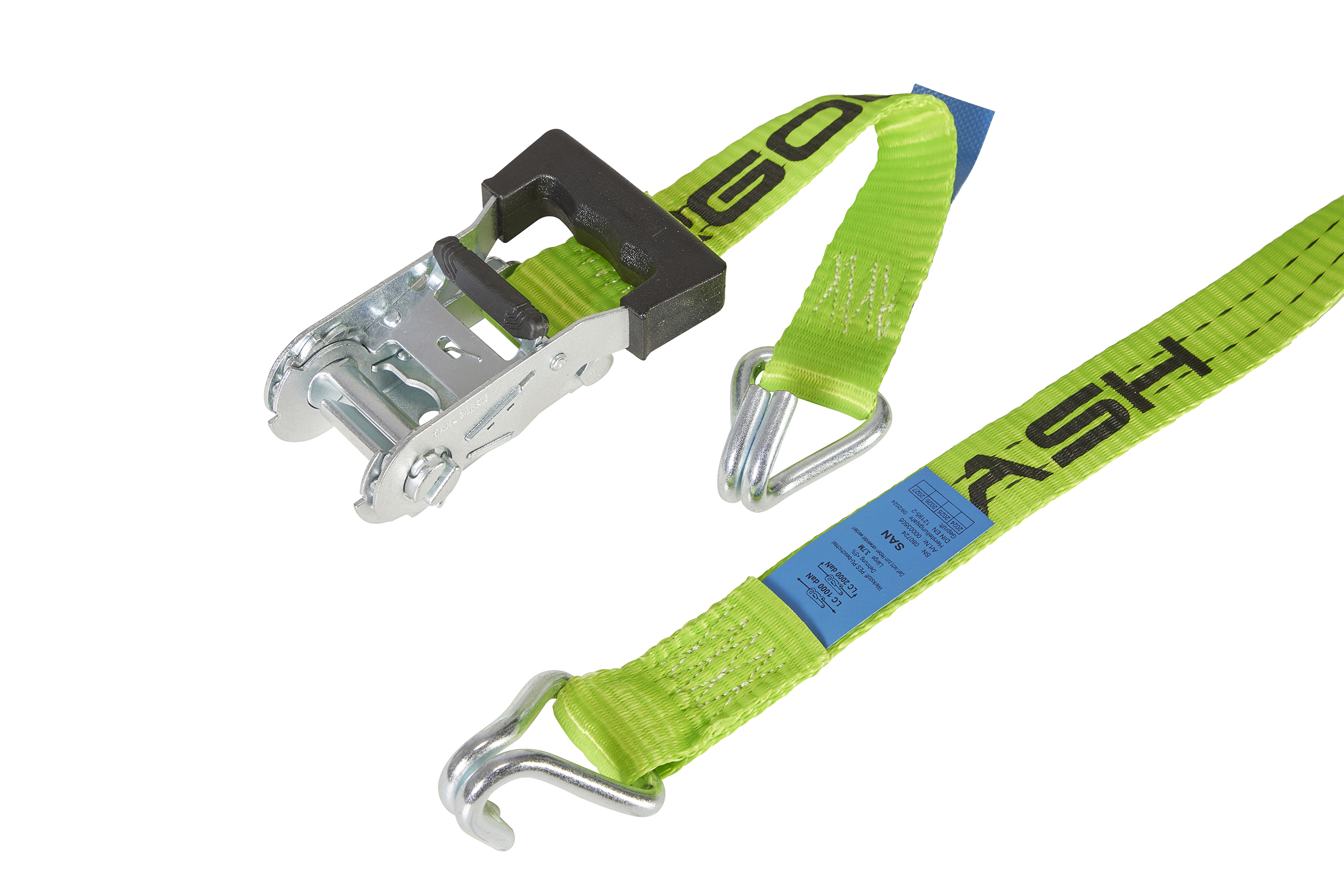 2er-Set, ERGOLASH - Zurrgurte, 4m, 35mm, LC 1000daN, STF 200daN, zweiteilig