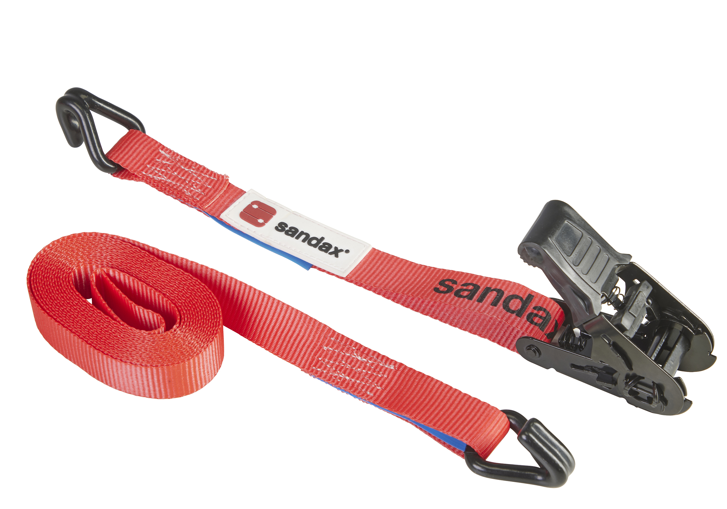 4er-Set, Zurrgurte, 4m, 25mm, LC 400 daN, STF 100 daN, zweiteilig