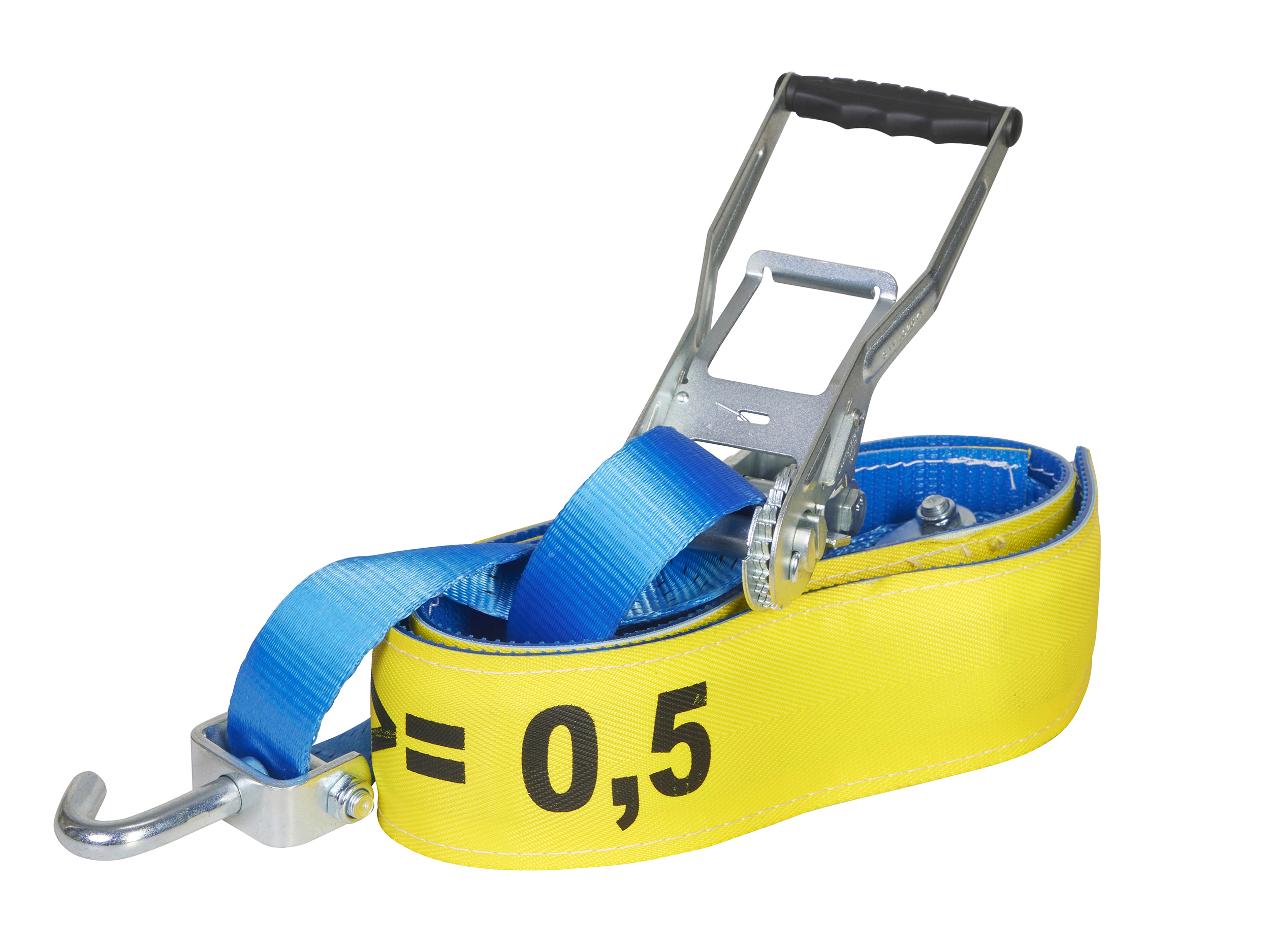 LKW - Transportgurt, 3,5 m, 50 mm, LC 2500 daN, STF 500 daN, mit Controller