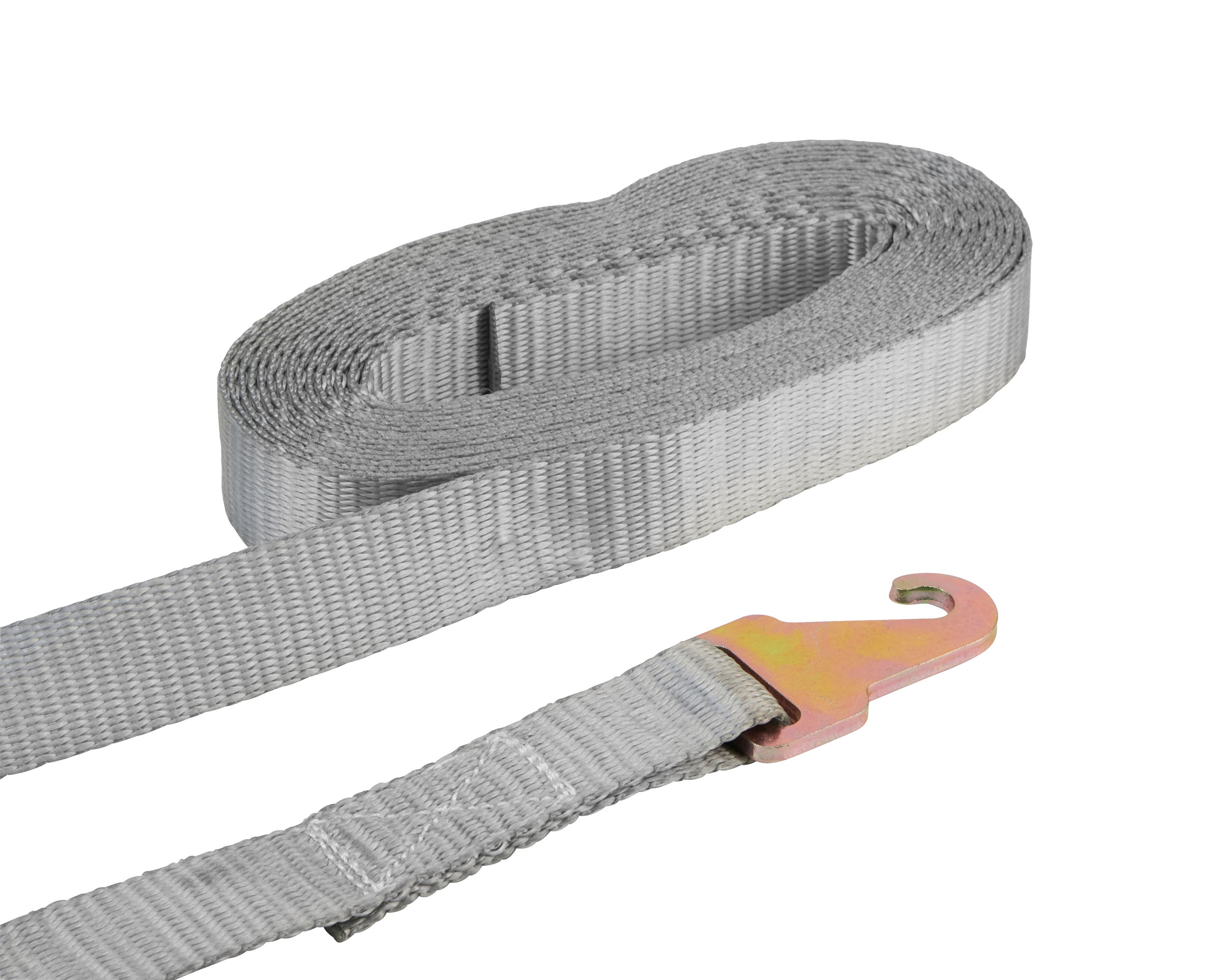 Zurrgurt, 6m, 25mm, LC 400daN, STF 120daN, zweiteilig, mit Flachhaken für Racksystem