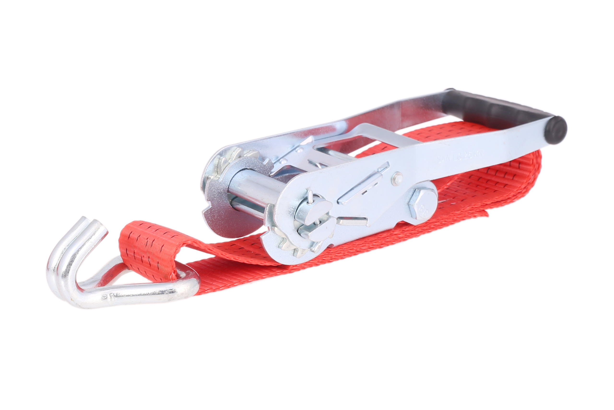 Zurrgurt, 6m, 50mm, LC 2500 daN, zweiteilig, STF 300 daN, Kurzhebelratsche