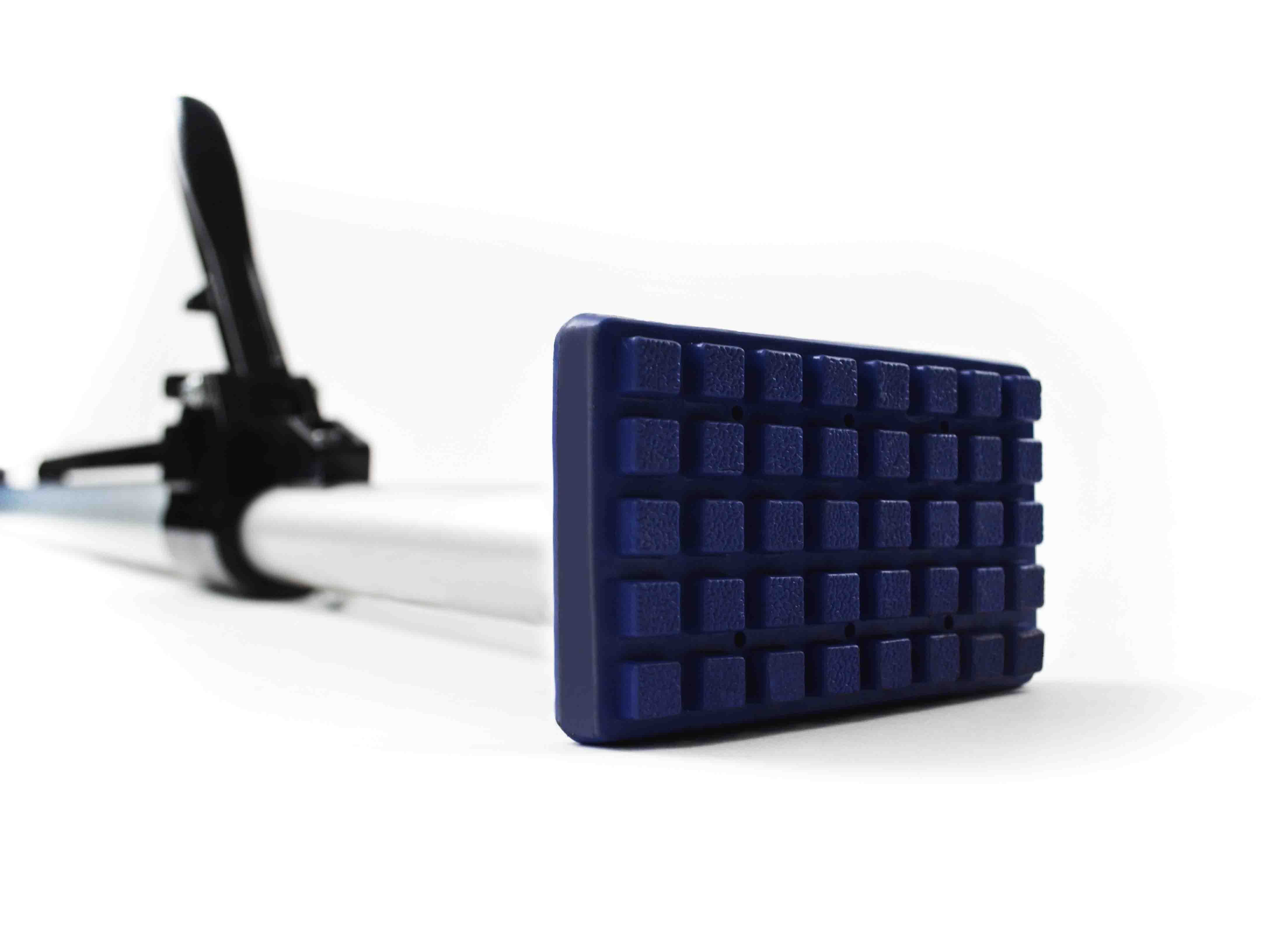 Aluminium Klemmbalken mit Gummifuß, 1680-2050 mm