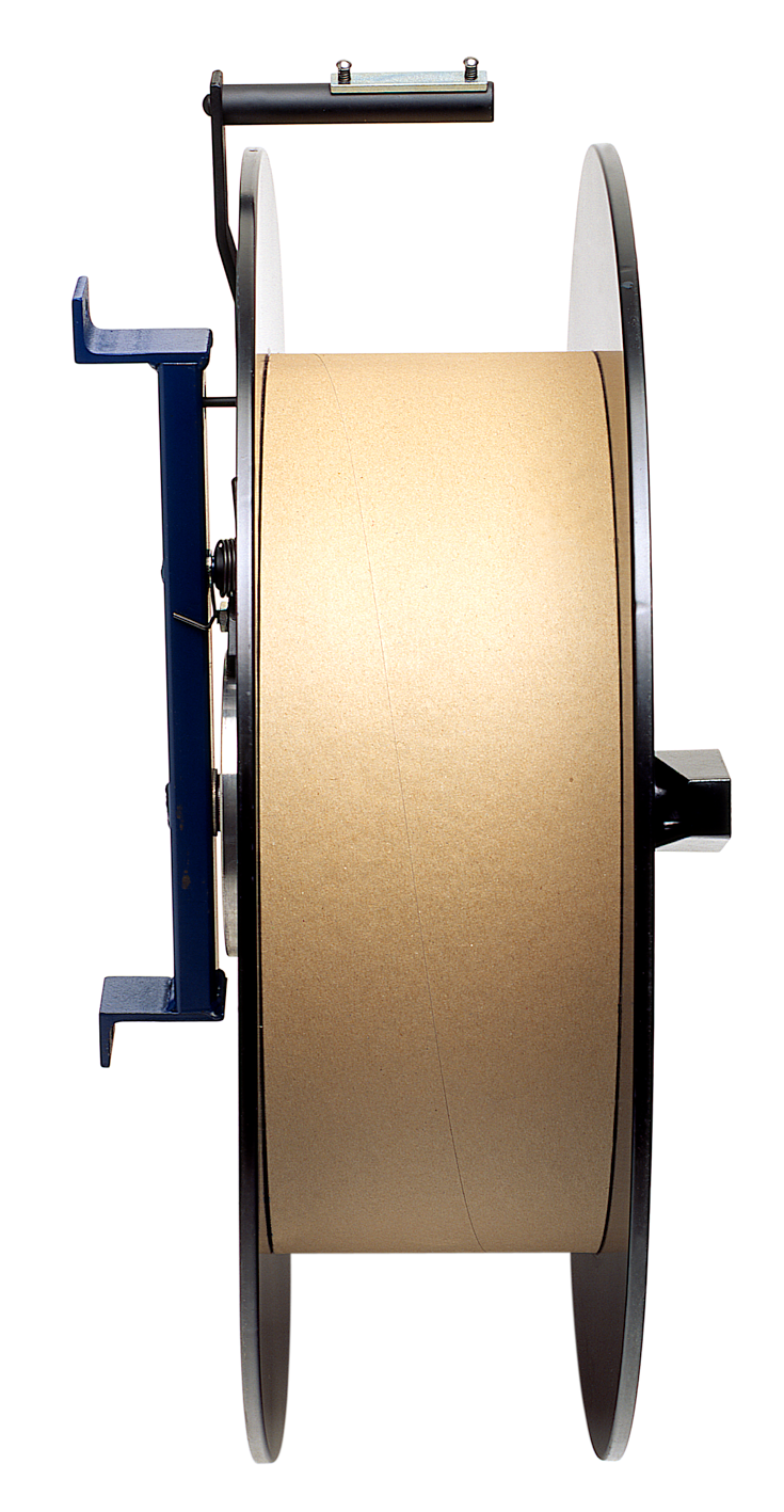 Stationary Pro - Stationärer Kunststoffbandabroller zum Anschrauben mit Trommelbremse