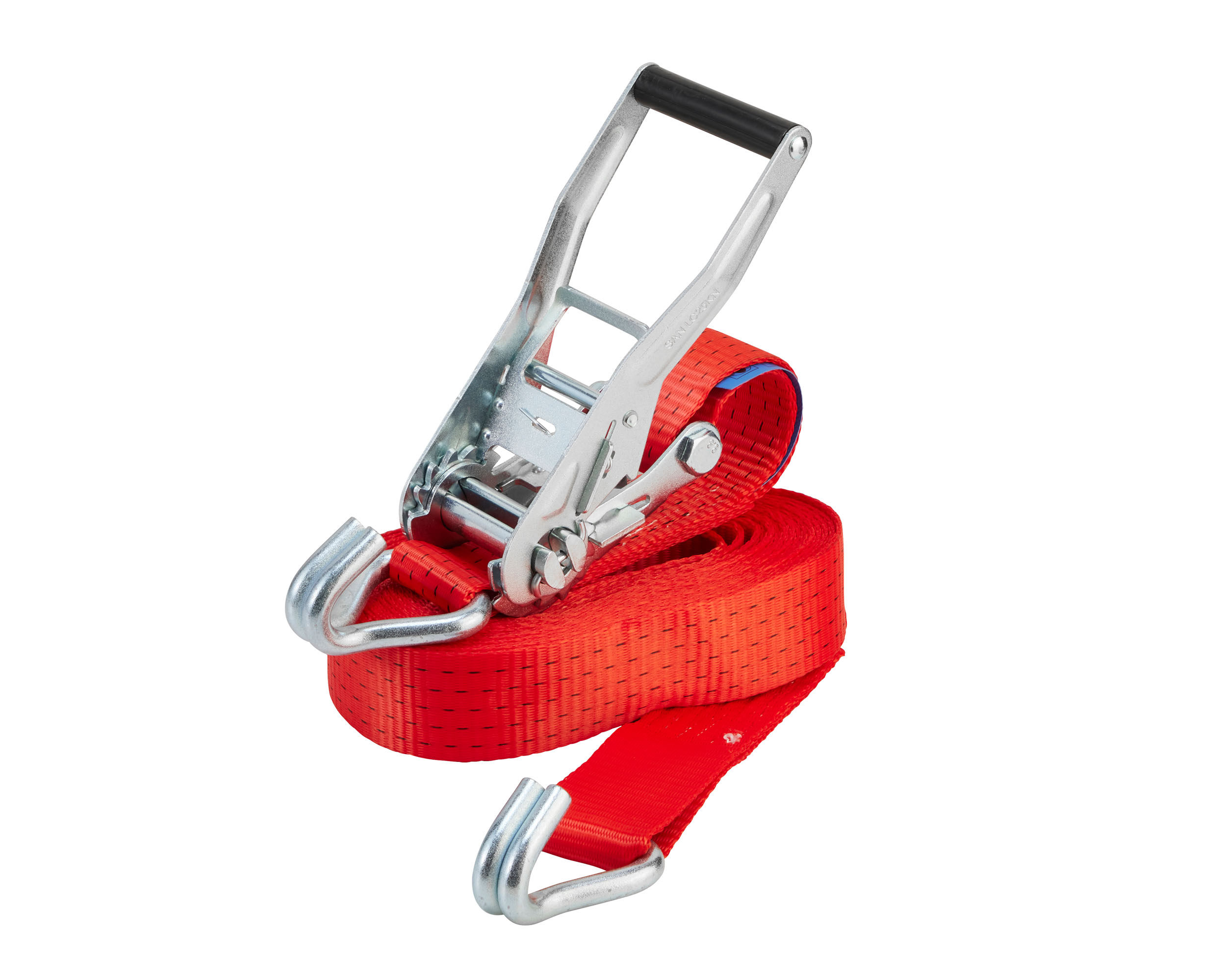 Zurrgurt, 8m, 50mm, LC 2500daN, STF 350daN, zweiteilig, Kurzhebelratsche