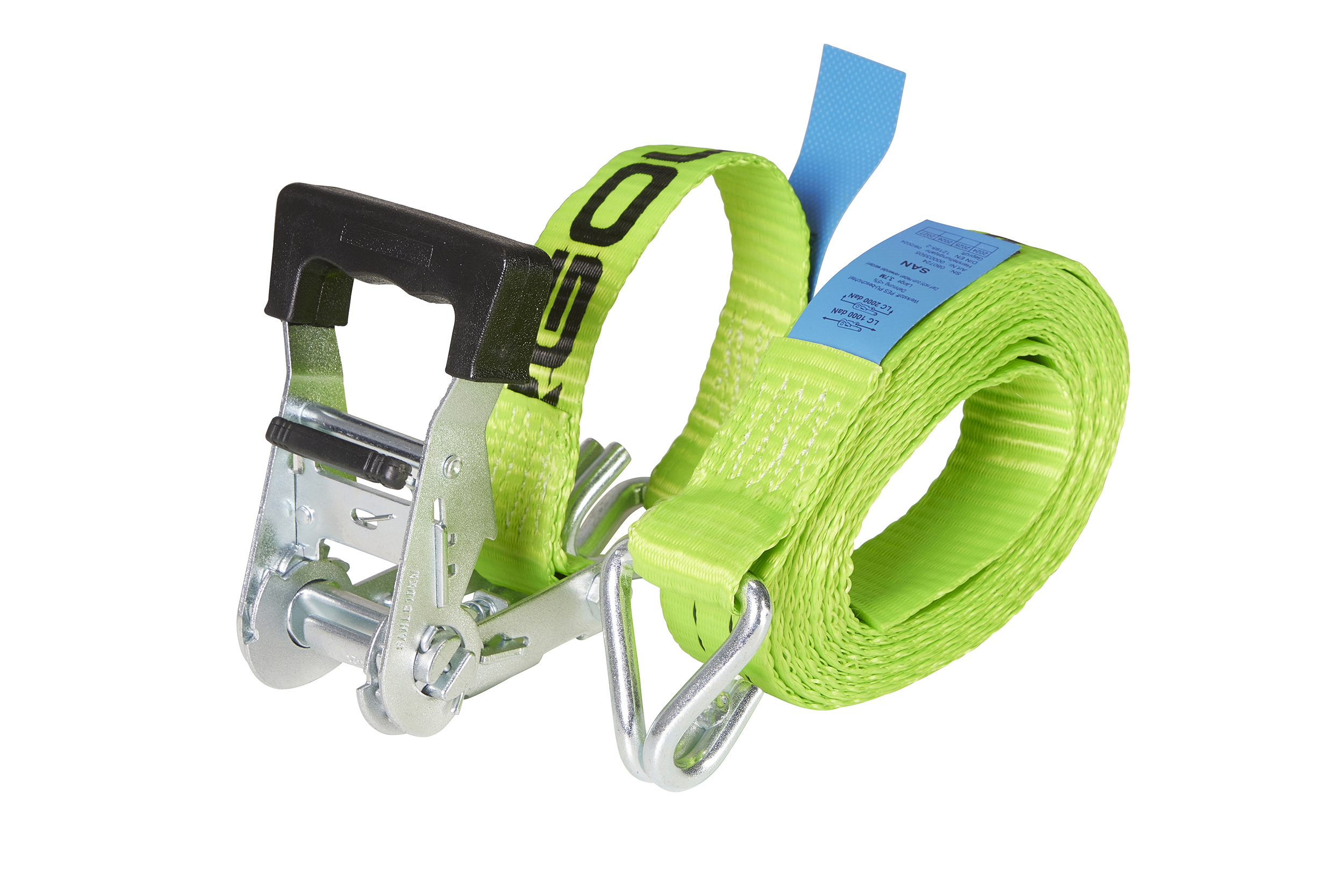 2er-Set, ERGOLASH - Zurrgurte, 4m, 35mm, LC 1000daN, STF 200daN, zweiteilig
