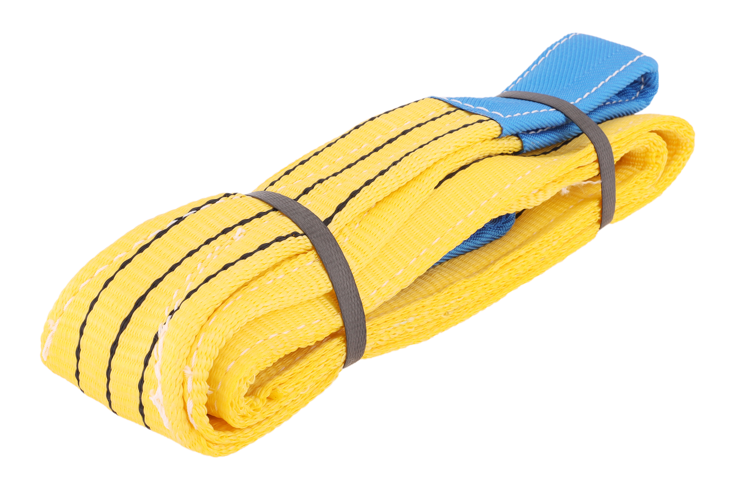 Hebeband 2m, WLL 3to, mit verstärkten Schlaufen