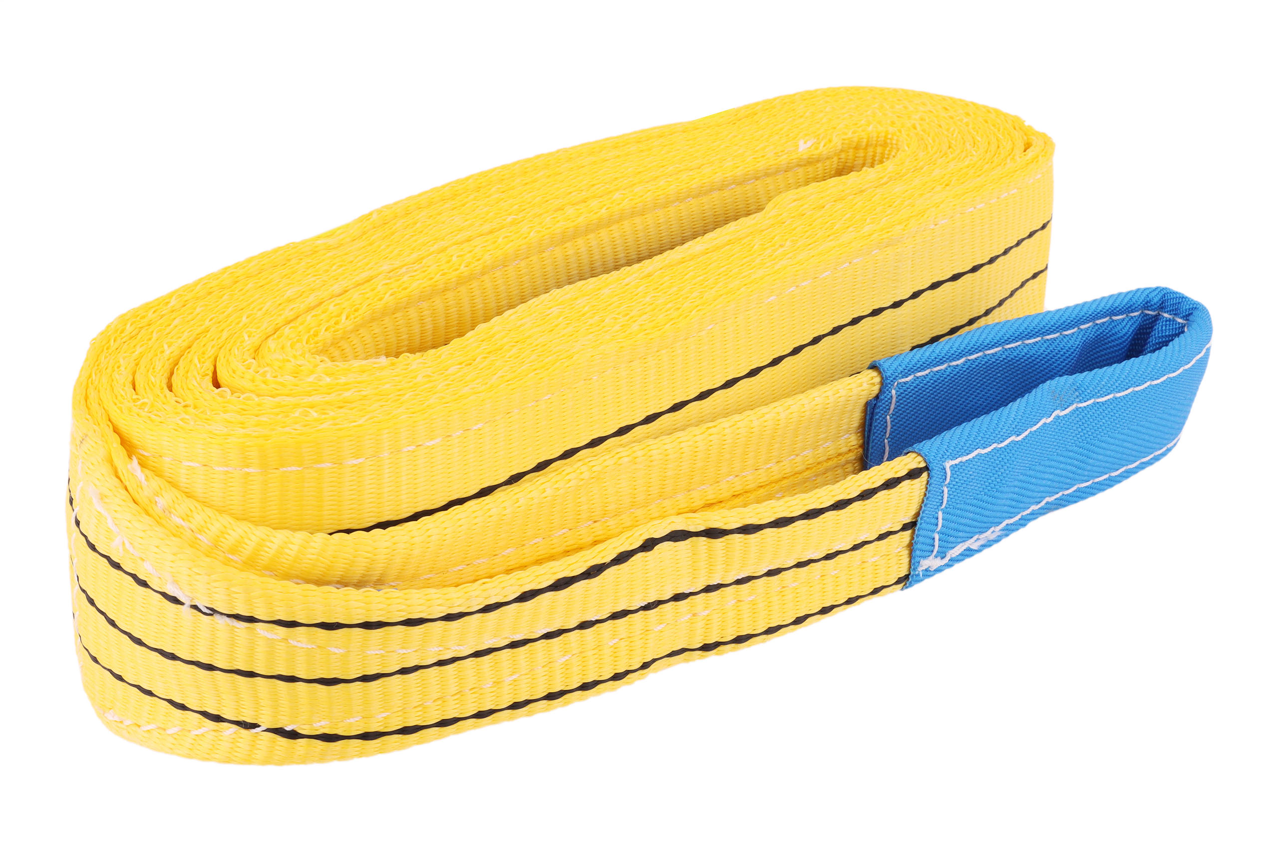 Hebeband 5m, WLL 3to, mit verstärkten Schlaufen