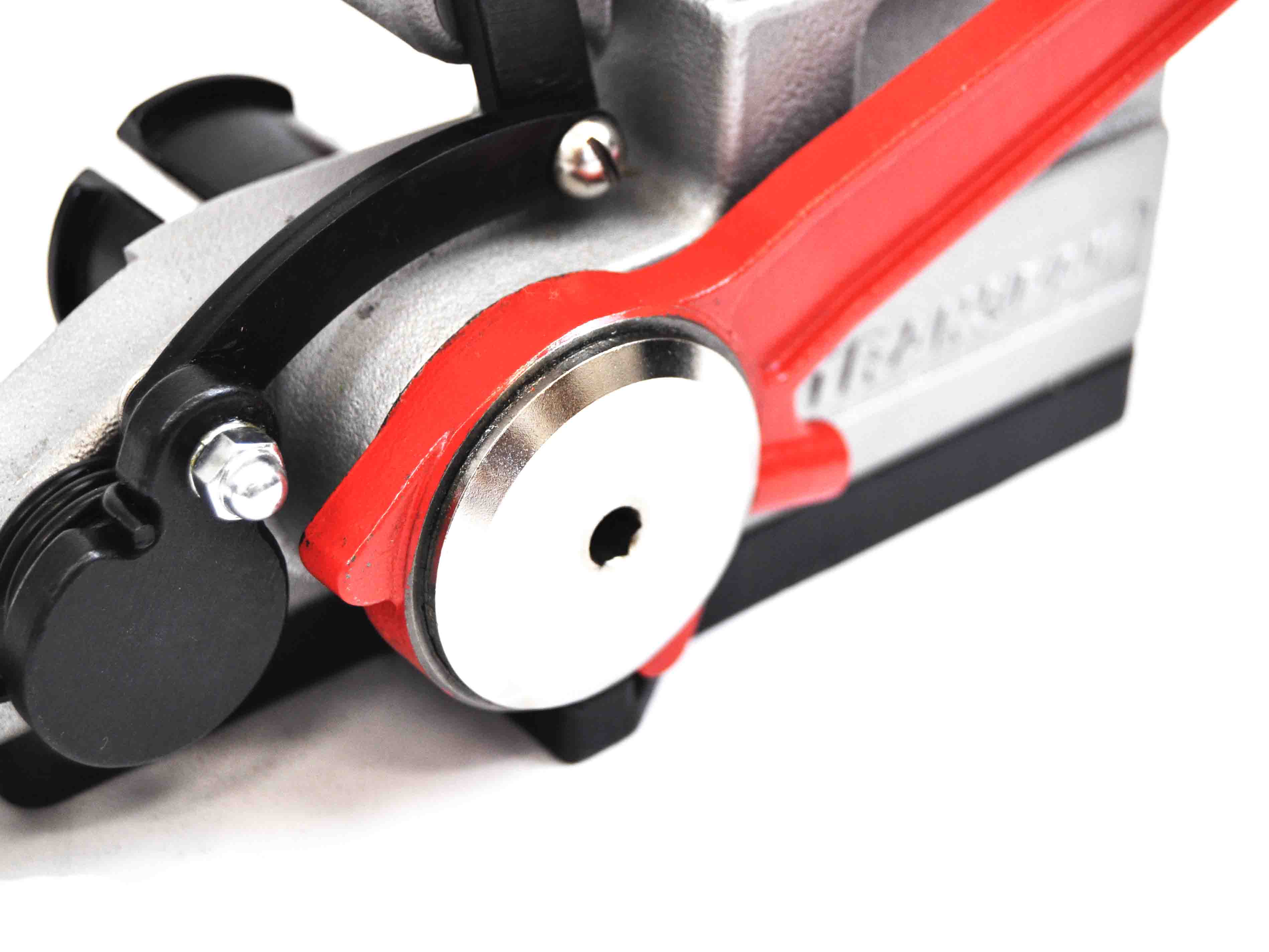 Manual strap tensioning device for PET strap 15-16mm with sleeve closure