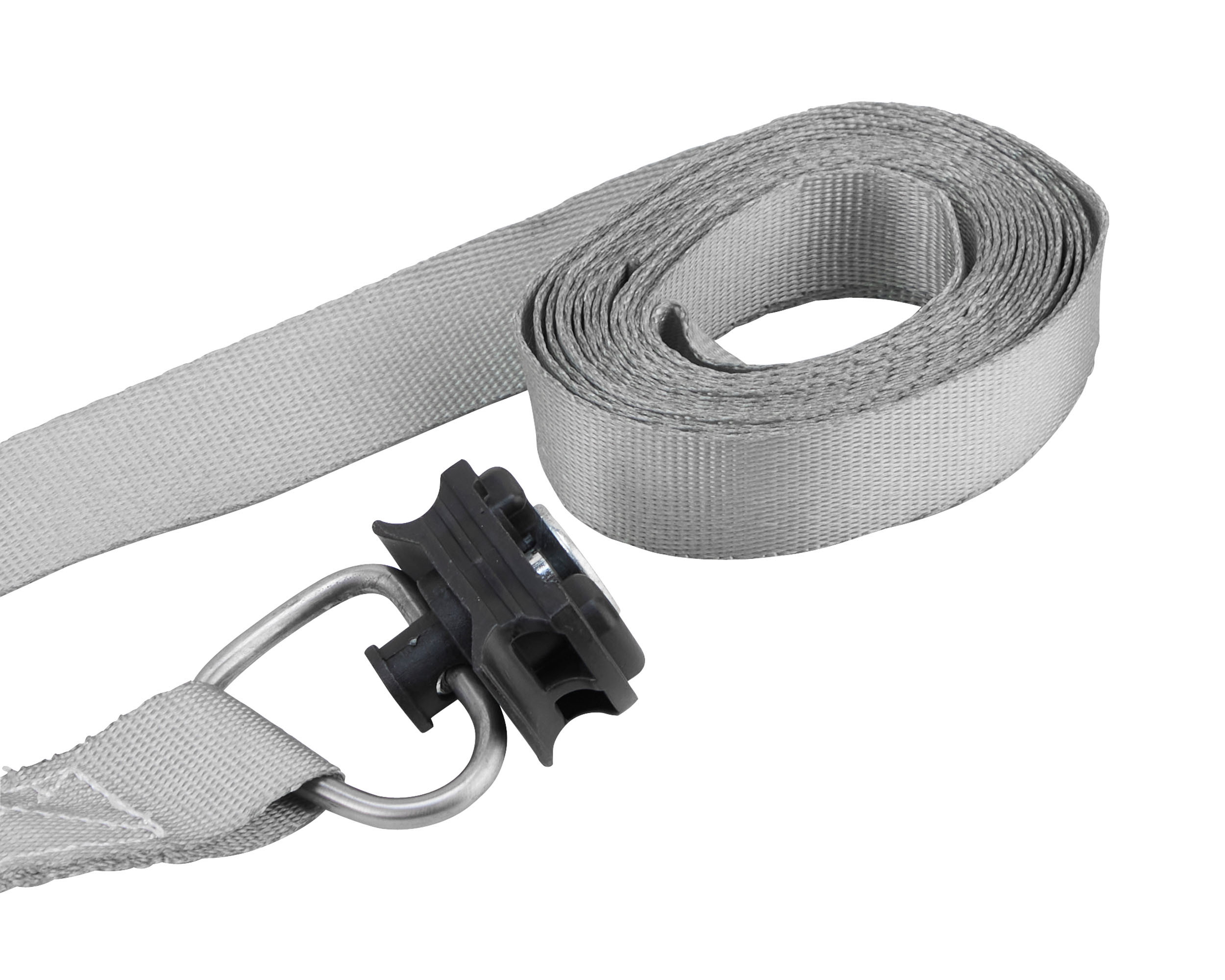 Klemmschlossgurt, 3,5m, 25 mm, LC 250 daN, zweiteilig, mit Airline-Endfitting