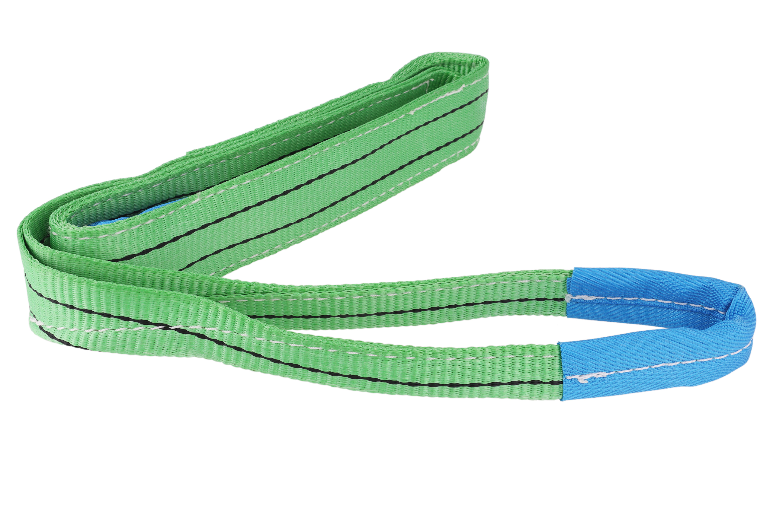 Hebeband 1m, WLL 2to, mit verstärkten Schlaufen
